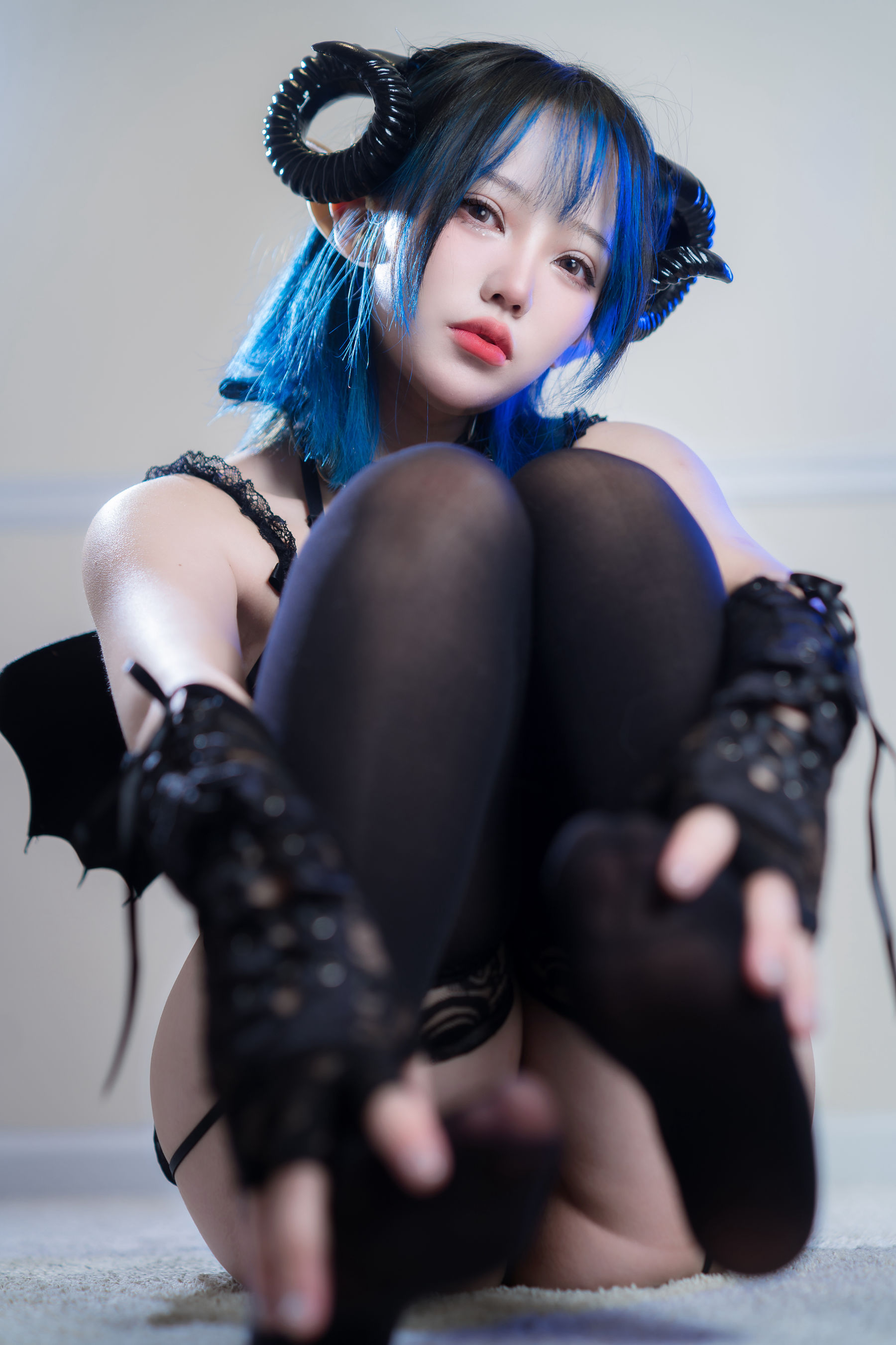 狐洛洛子 - 深蓝魅魔/(39P)