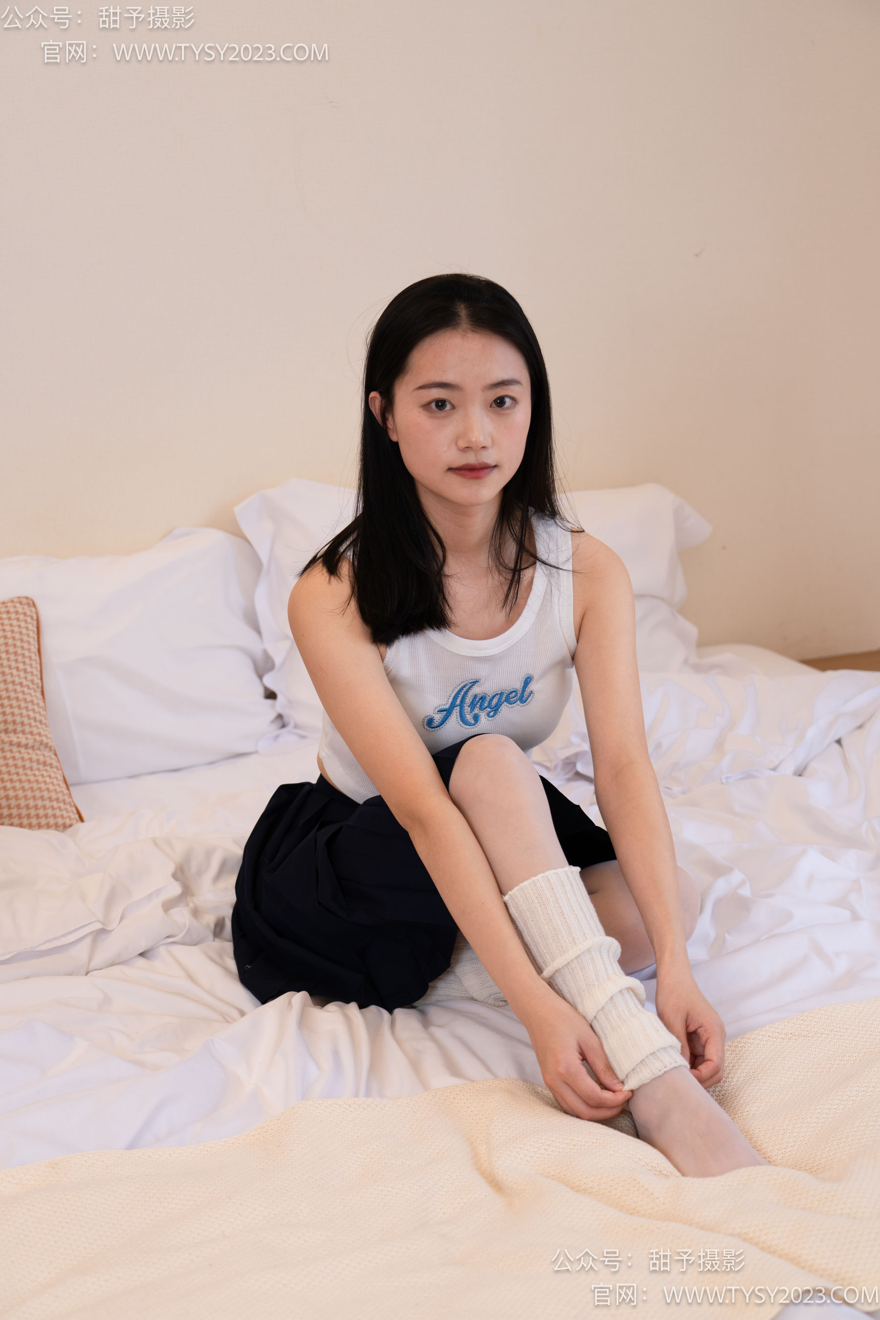 甜予摄影 No.097 齐齐 -运动鞋、薄白丝（脚尖加固款）/(125P)