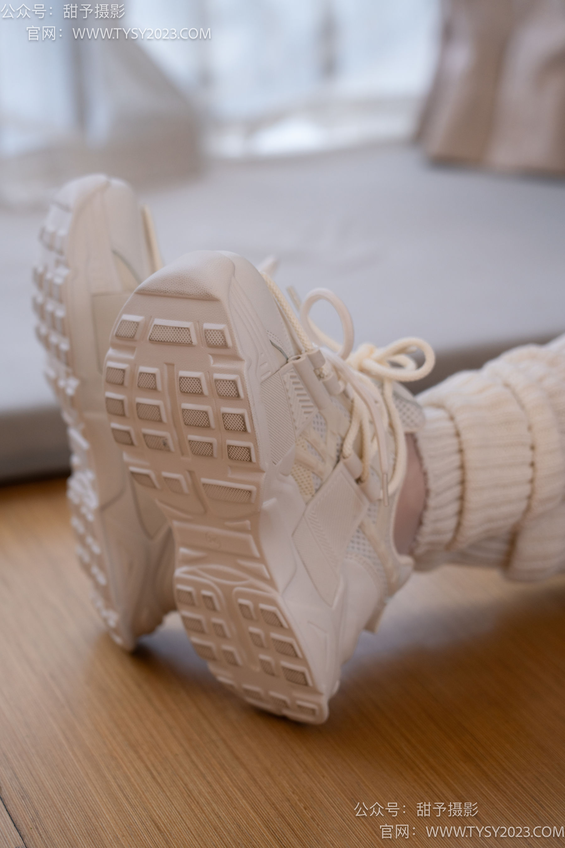 甜予摄影 No.097 齐齐 -运动鞋、薄白丝（脚尖加固款）/(125P)