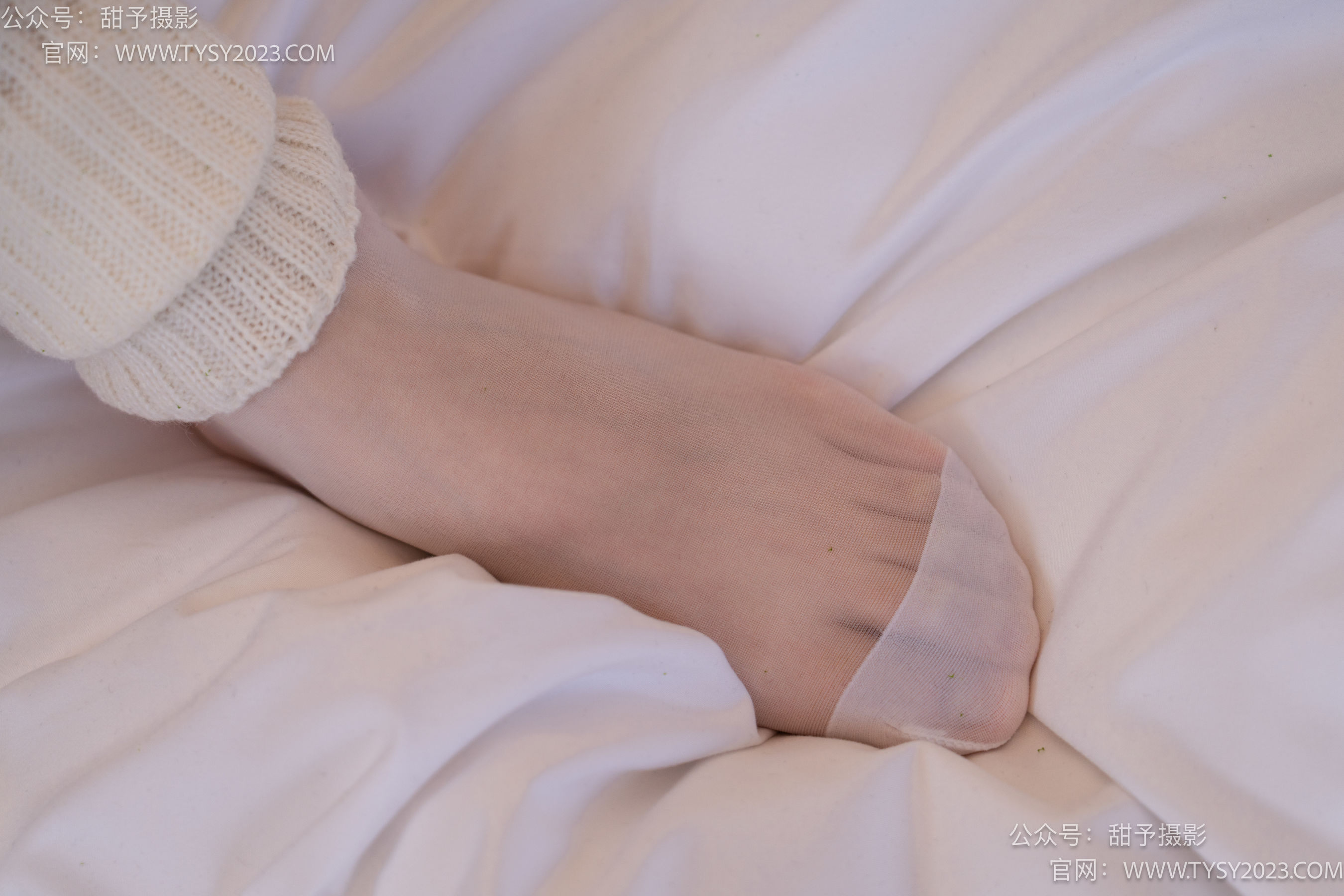 甜予摄影 No.097 齐齐 -运动鞋、薄白丝（脚尖加固款）/(125P)