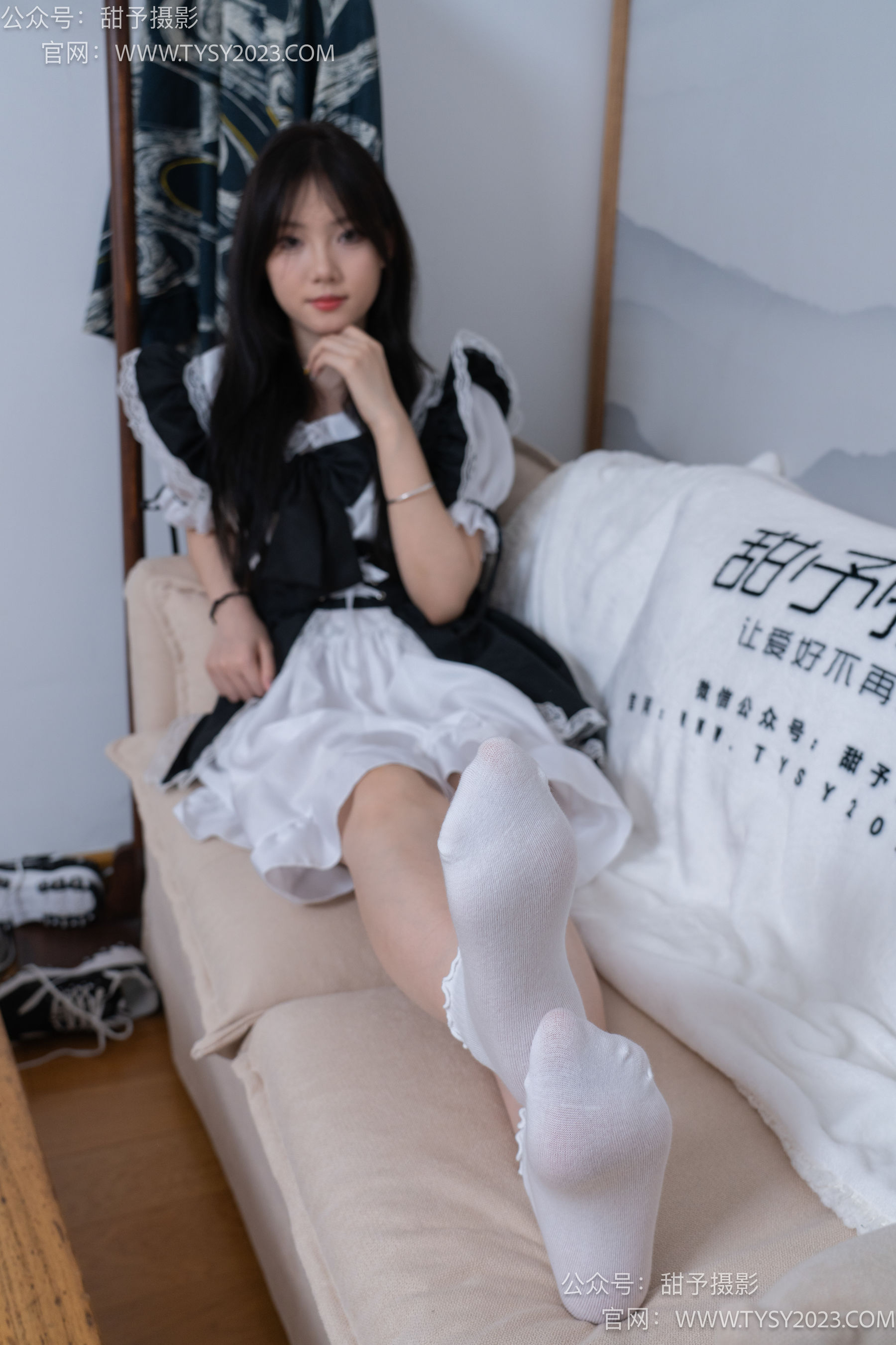 甜予摄影 No.083 璇璇 -运动鞋、白棉袜、裸足/(133P)