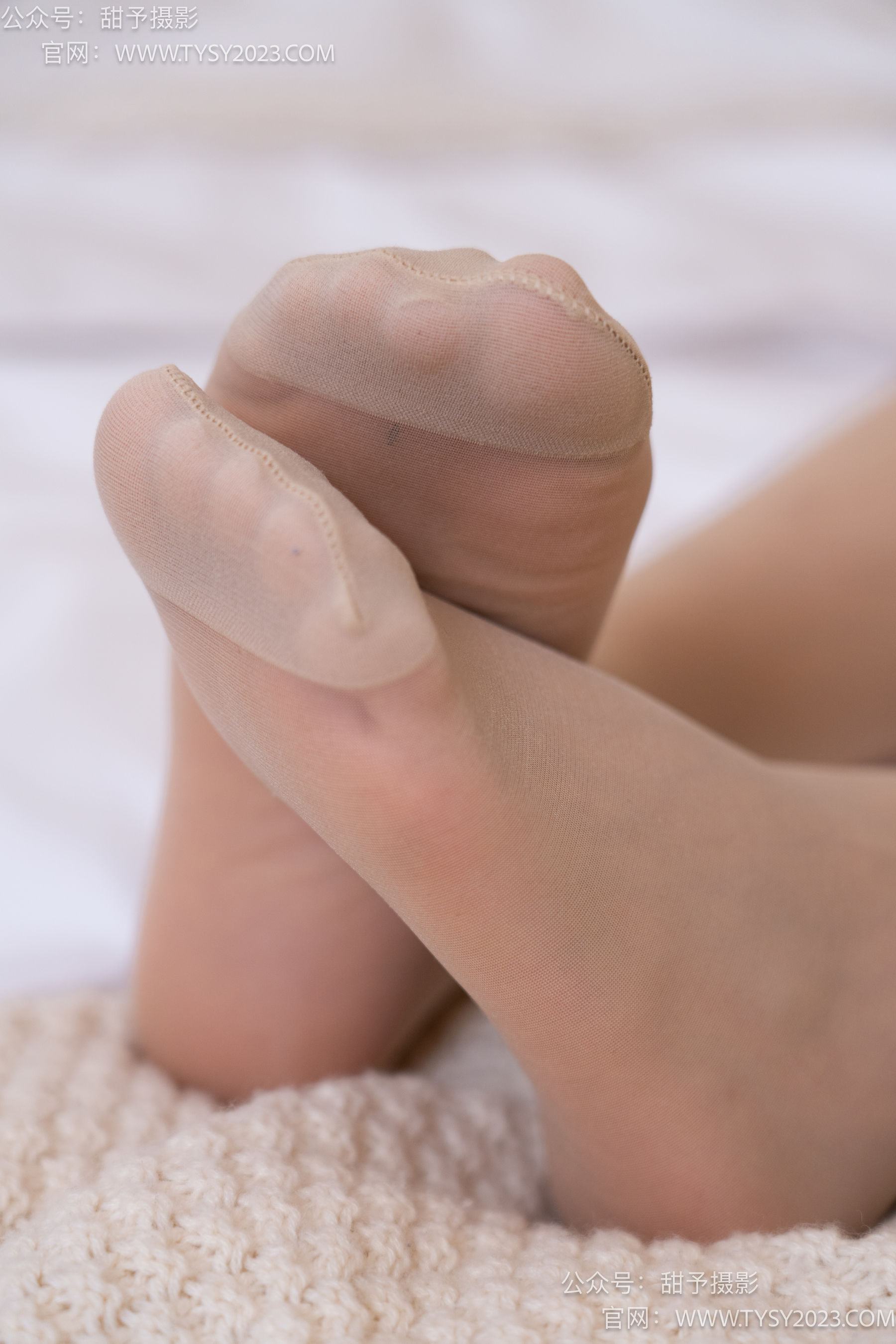 甜予摄影 No.096 澜澜 -板鞋、白棉袜、肉丝（脚尖加固款）/(130P)