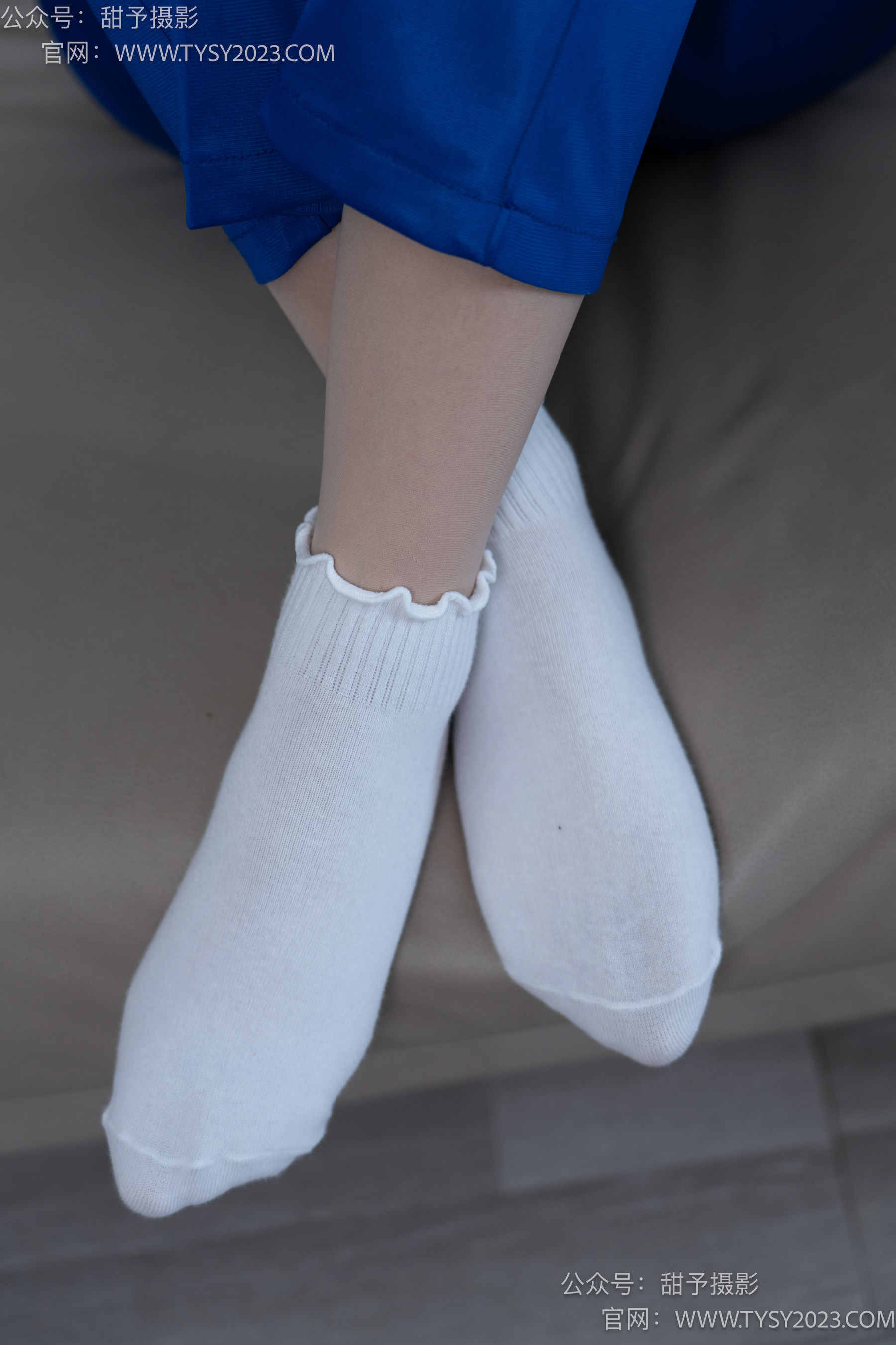甜予摄影 No.098 璇璇 -校服、板鞋、白棉袜、肉丝（脚尖加固款）/(135P)