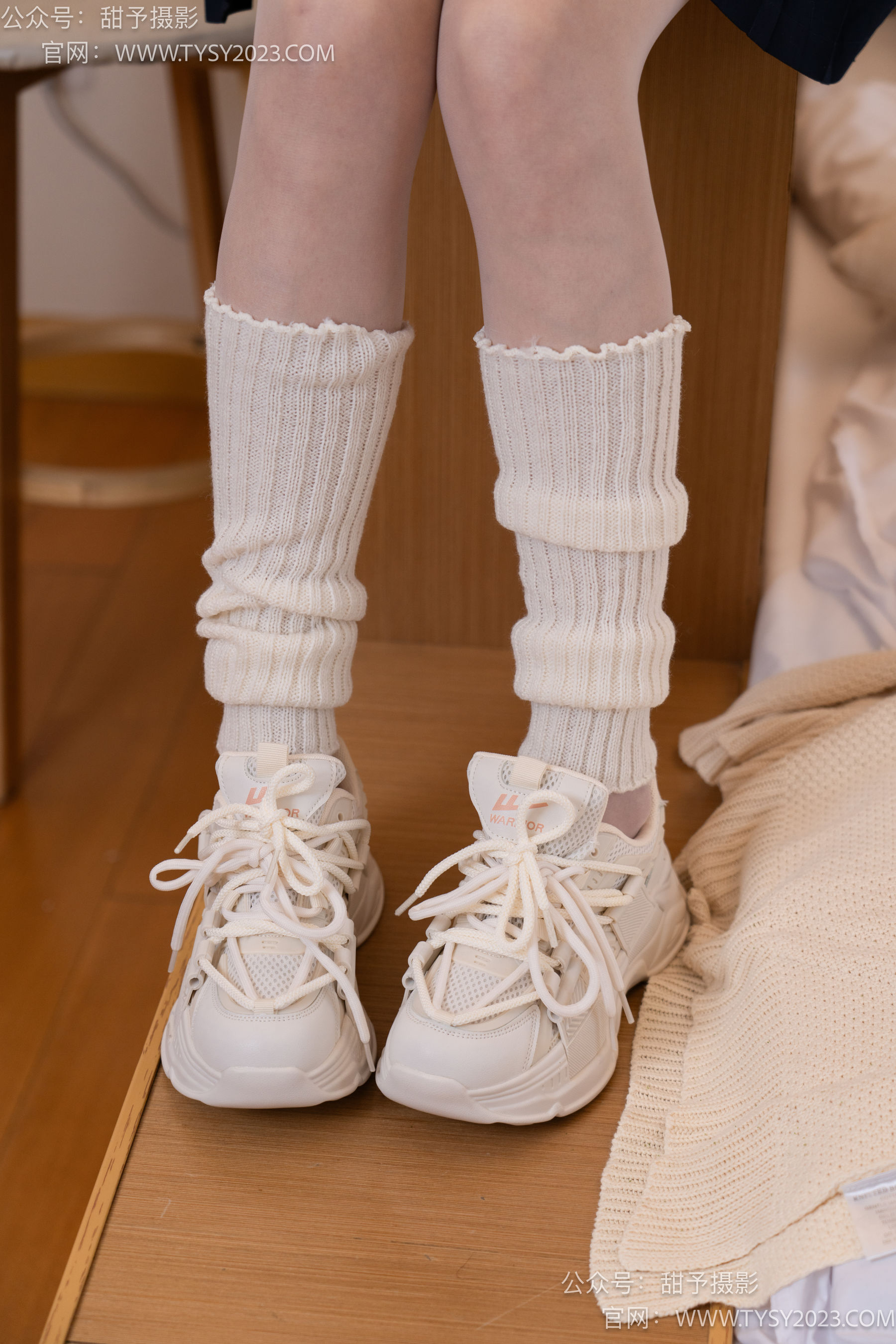 甜予摄影 No.097 齐齐 -运动鞋、薄白丝（脚尖加固款）/(125P)