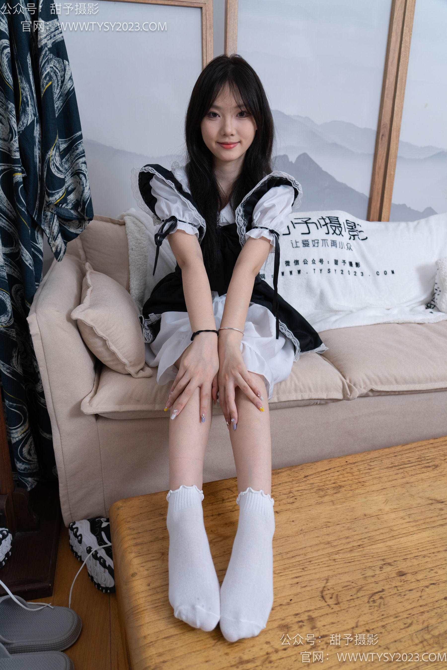 甜予摄影 No.083 璇璇 -运动鞋、白棉袜、裸足/(133P)