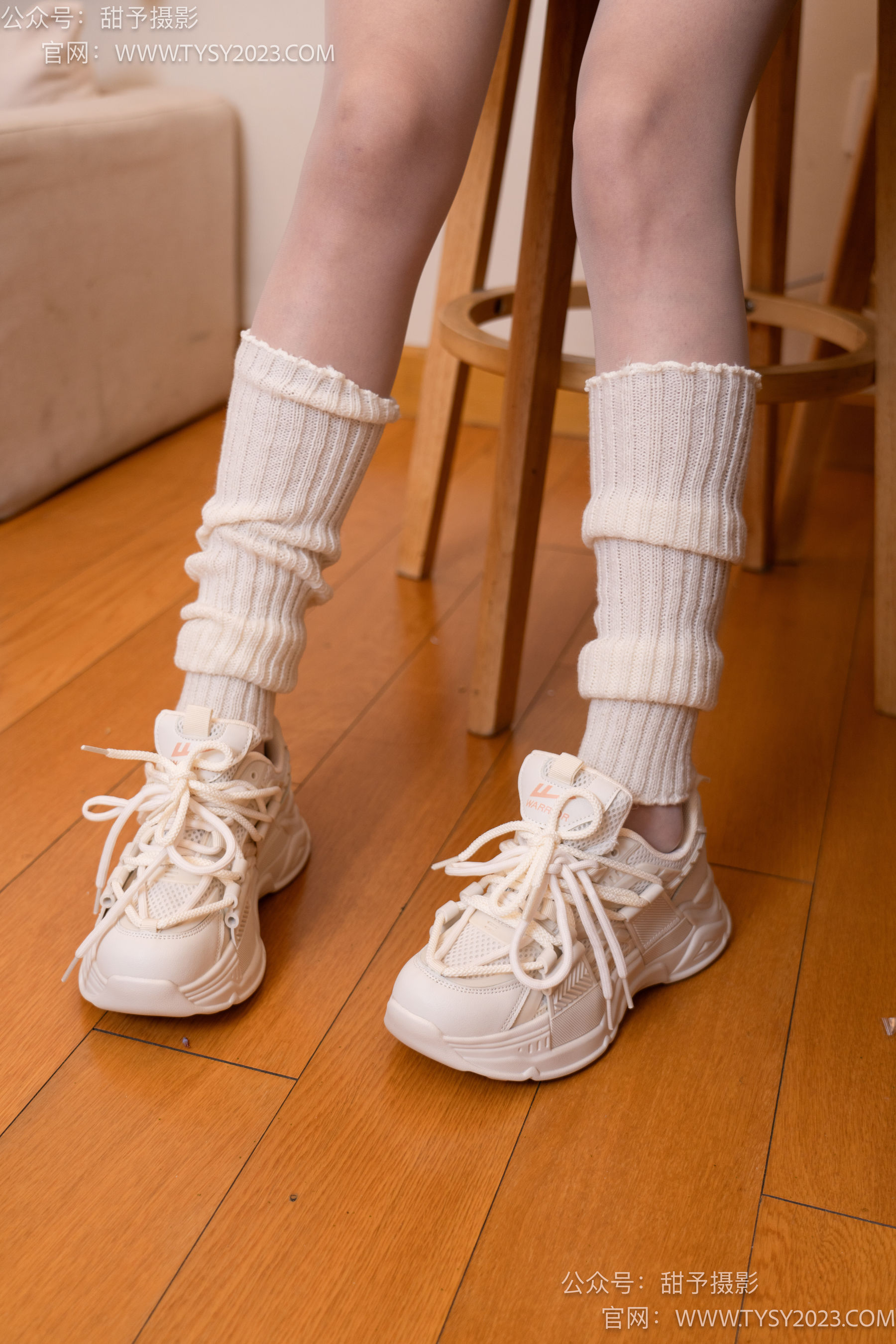 甜予摄影 No.097 齐齐 -运动鞋、薄白丝（脚尖加固款）/(125P)