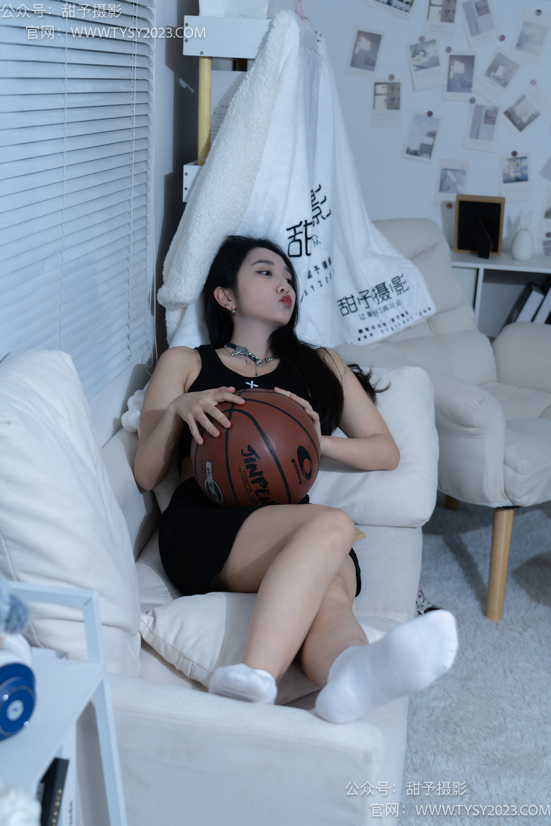 甜予摄影 No.082 筱筱 -帆布鞋、白棉袜、裸足/(116P)