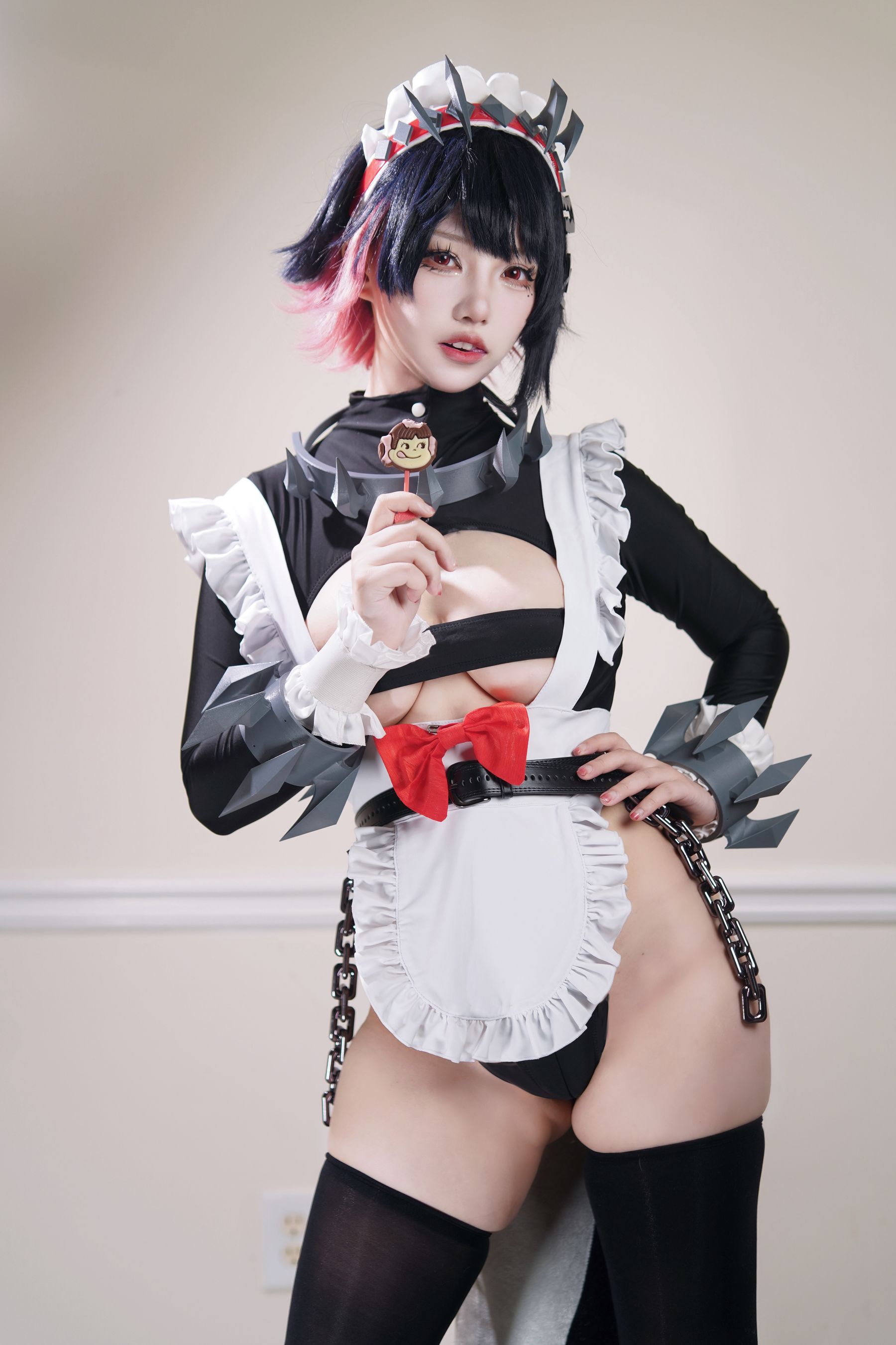 狐洛洛子 - 鲨鱼妹 女仆/(40P)