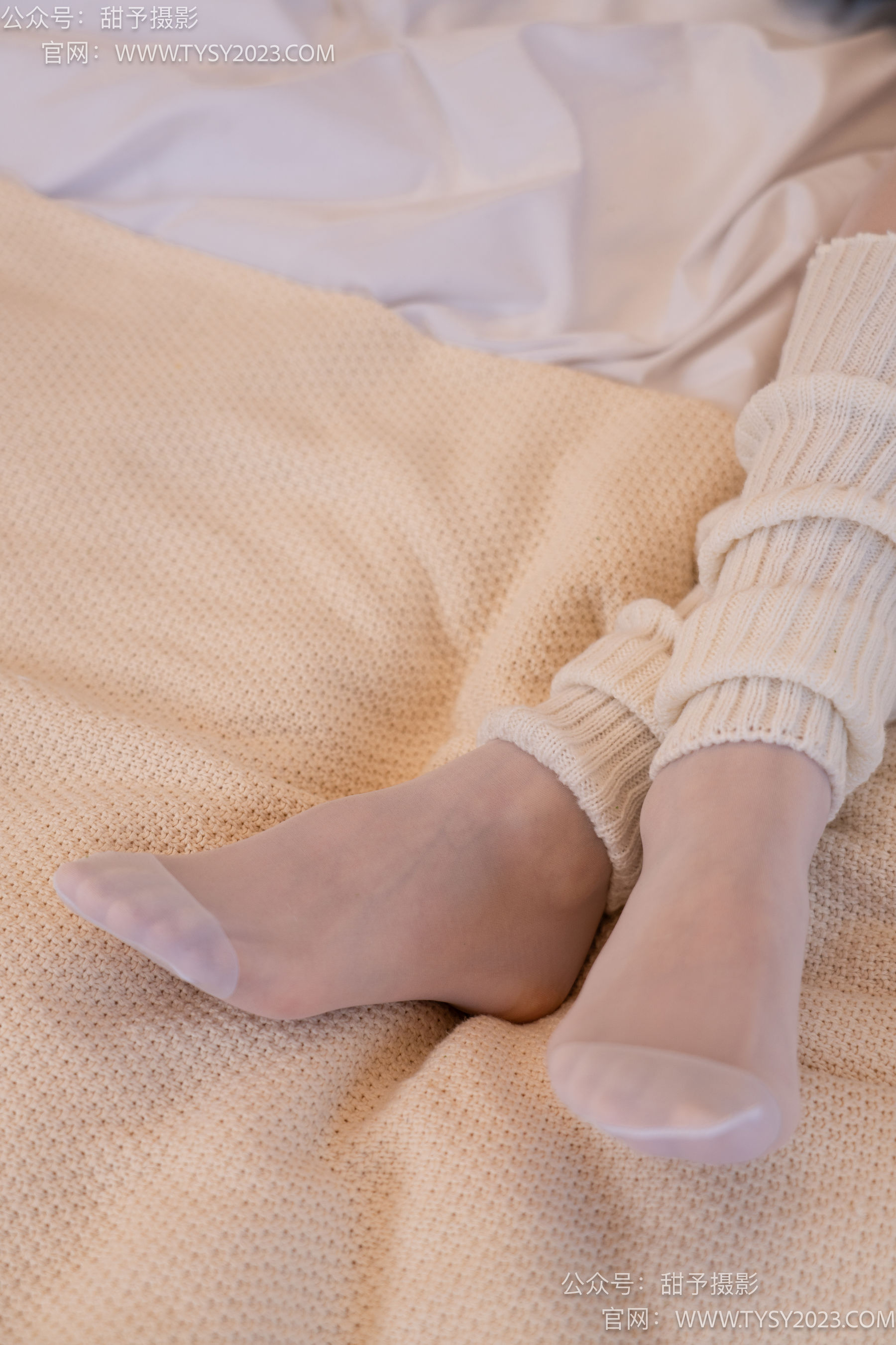 甜予摄影 No.097 齐齐 -运动鞋、薄白丝（脚尖加固款）/(125P)