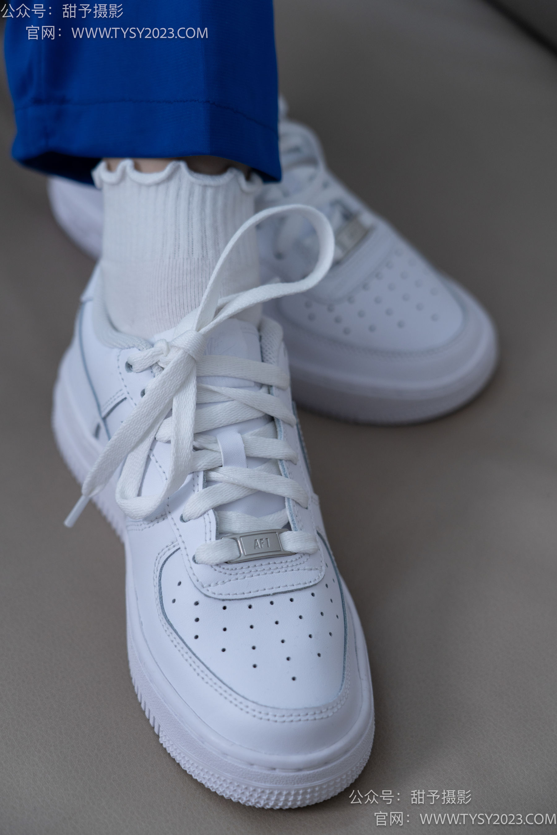 甜予摄影 No.098 璇璇 -校服、板鞋、白棉袜、肉丝（脚尖加固款）/(135P)