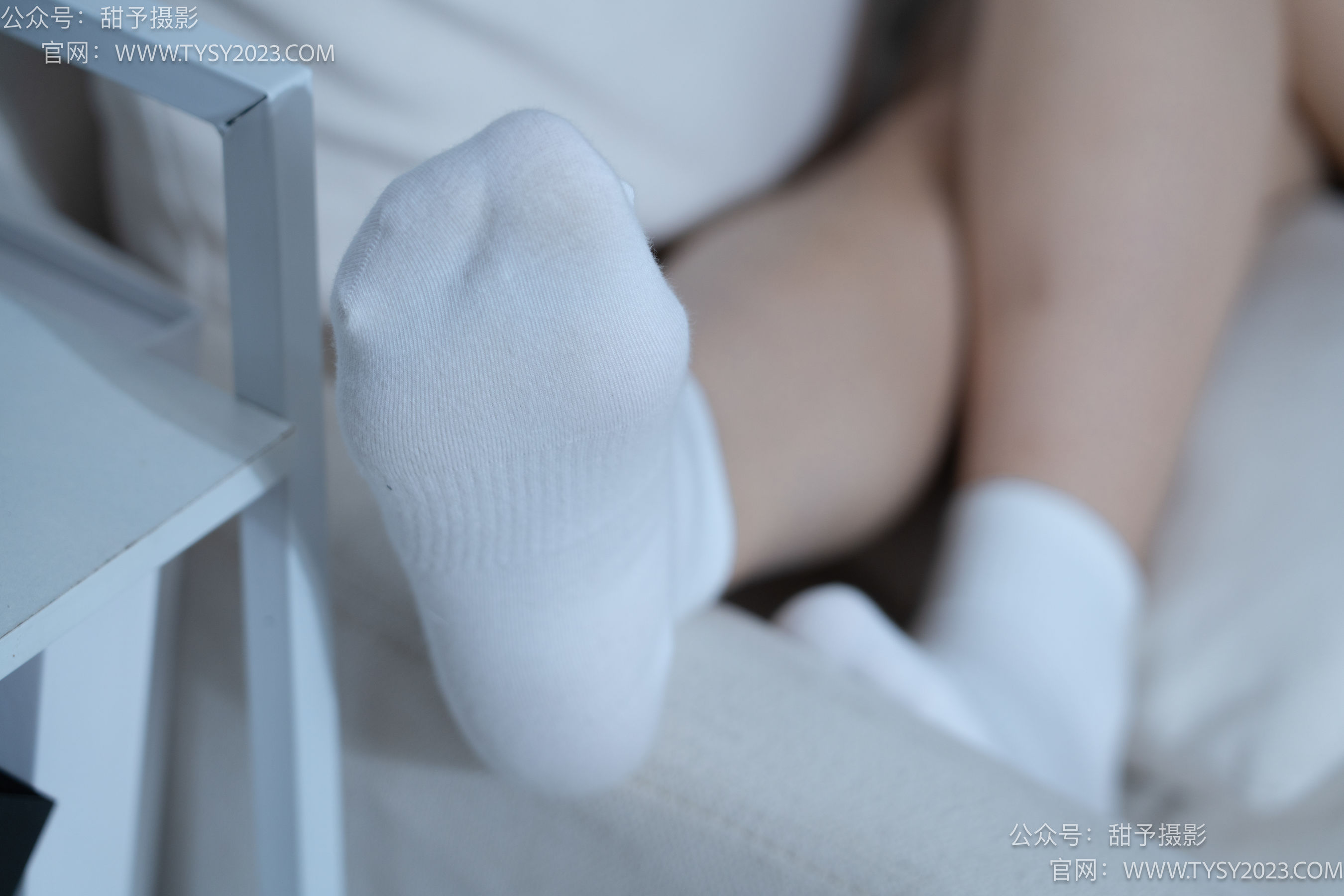 甜予摄影 No.082 筱筱 -帆布鞋、白棉袜、裸足/(116P)