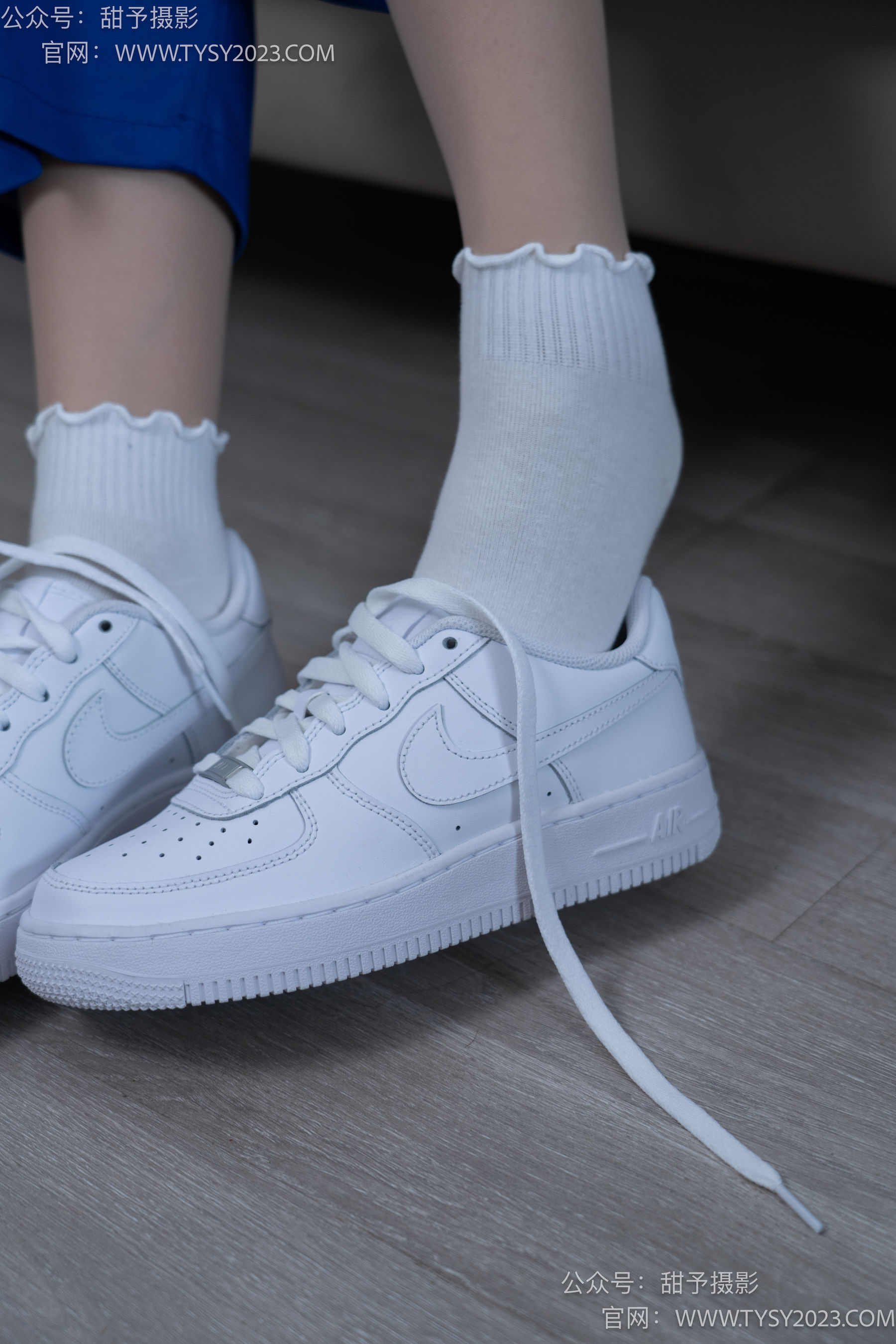 甜予摄影 No.098 璇璇 -校服、板鞋、白棉袜、肉丝（脚尖加固款）/(135P)