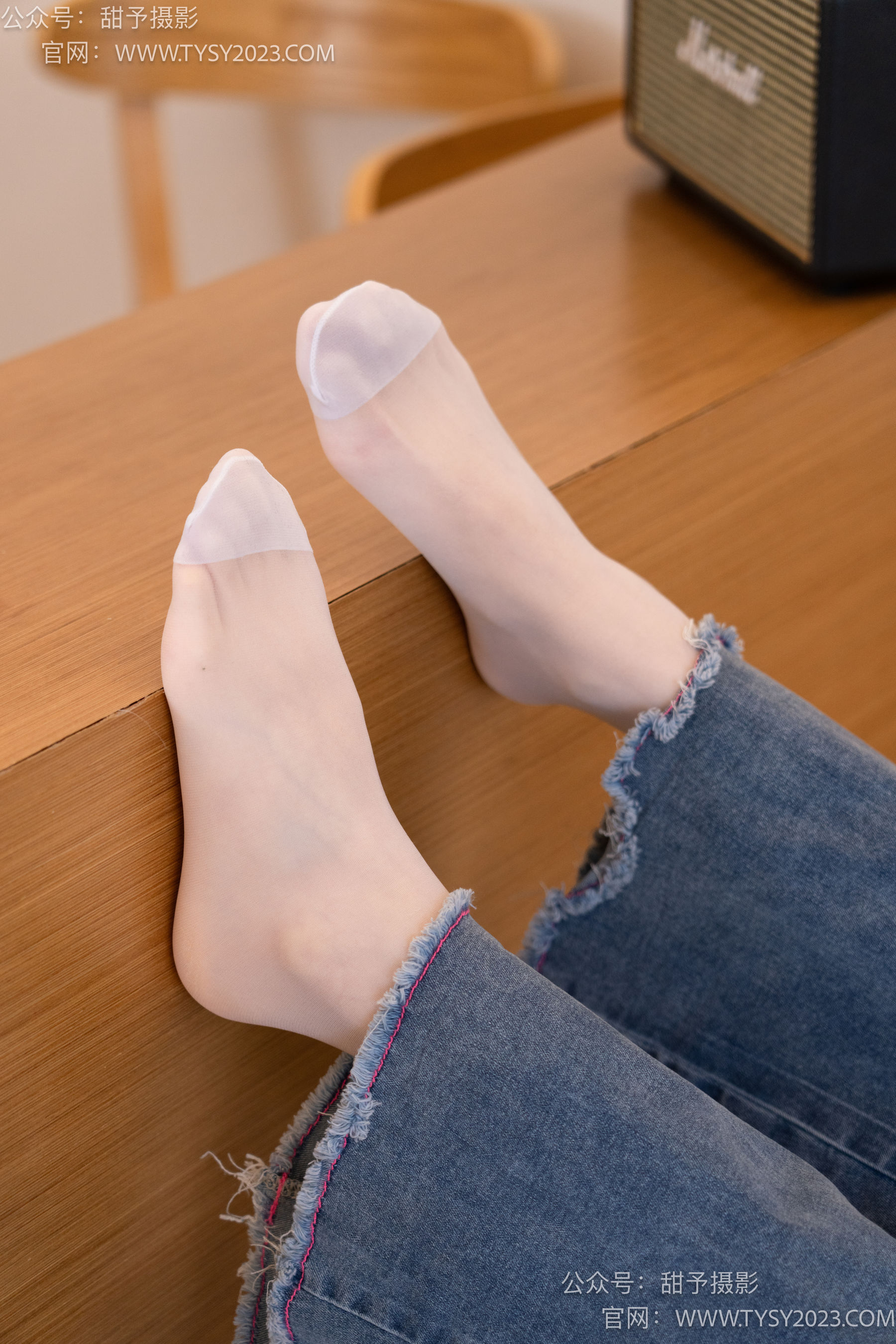 甜予摄影 No.093 齐齐 -帆布鞋、白丝（脚尖加固款、裤里丝）/(123P)