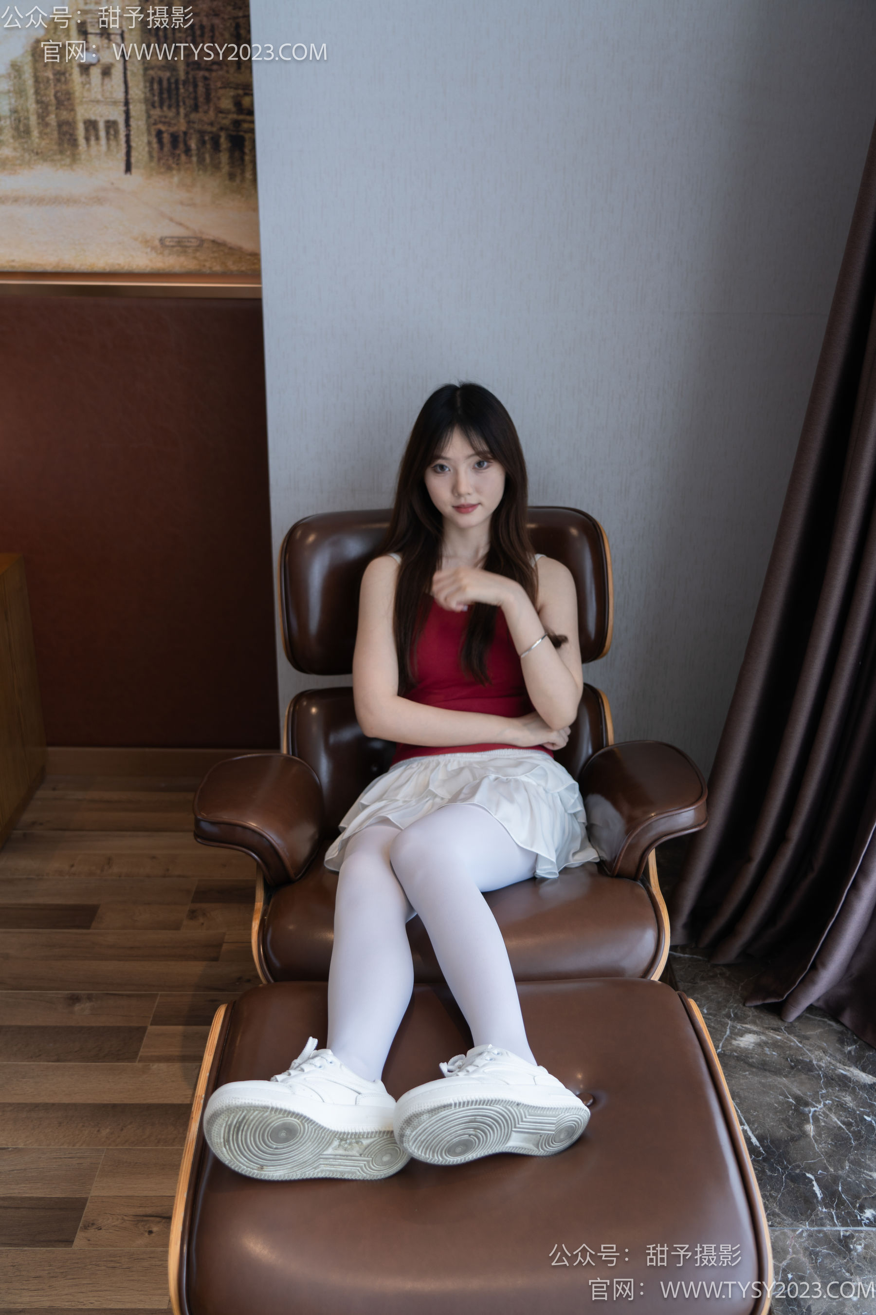 甜予摄影 No.089 璇璇 -板鞋、厚白丝/(136P)