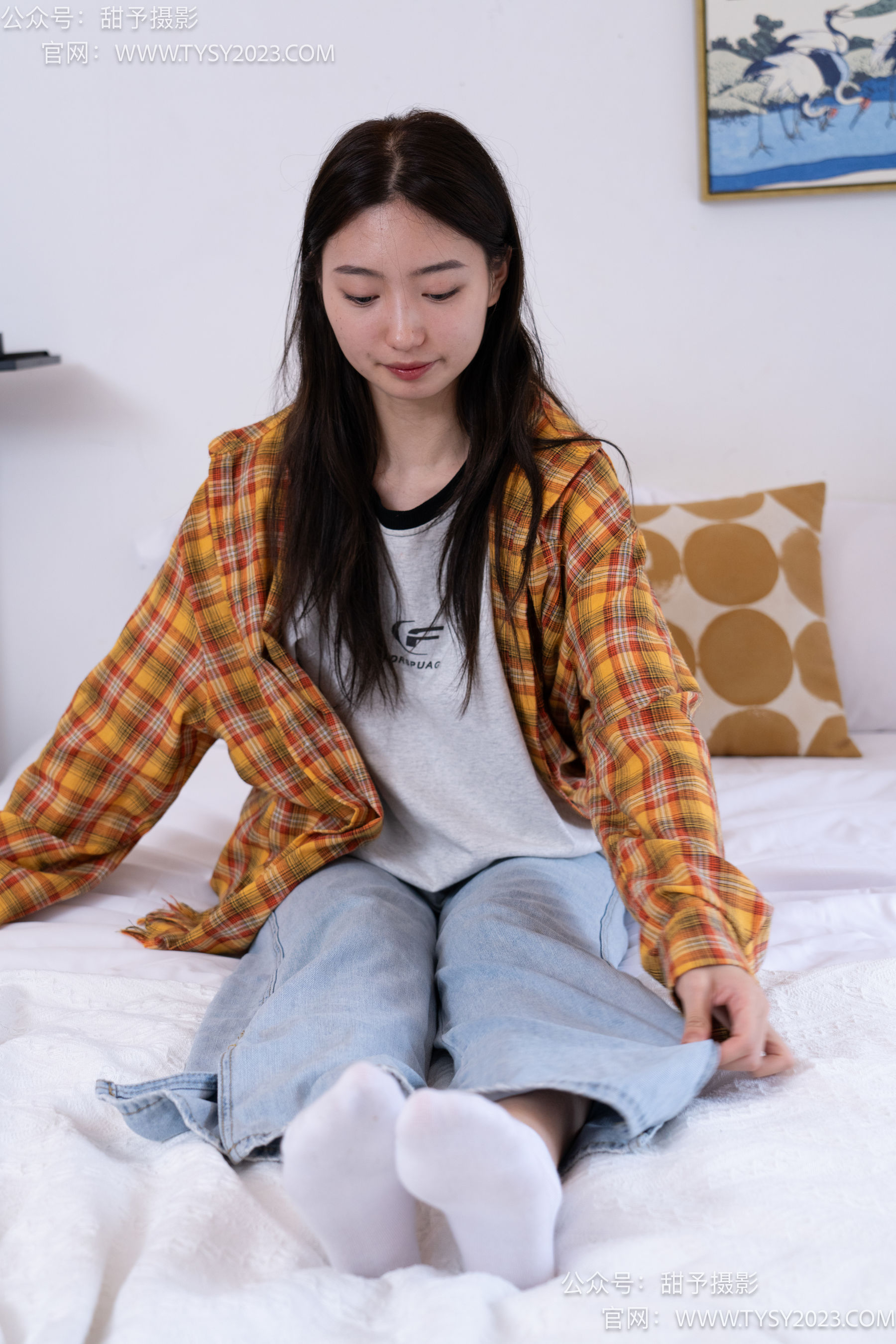 甜予摄影 No.078 雪梨 -帆布鞋、白棉袜、裸足/(140P)