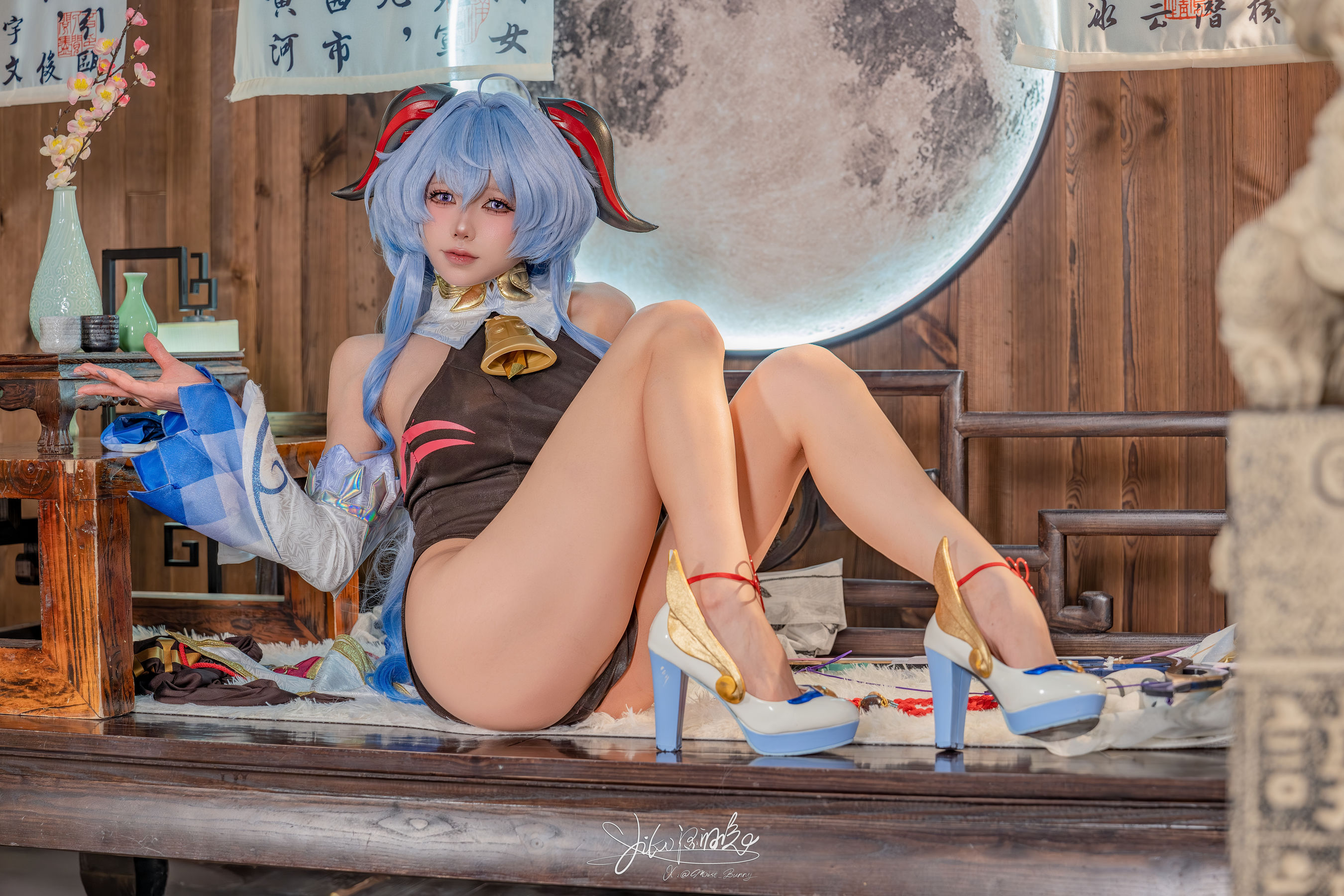 咬一口兔娘 - 循循守月 甘雨/(75P)