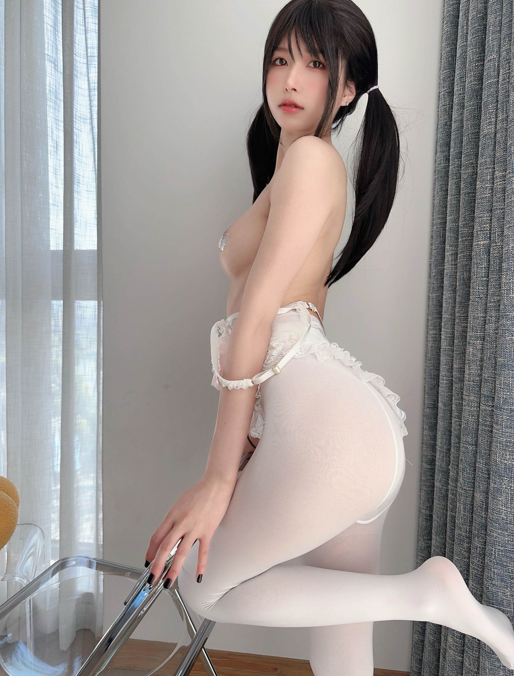 布丁大法 - 连体白丝/(28P)