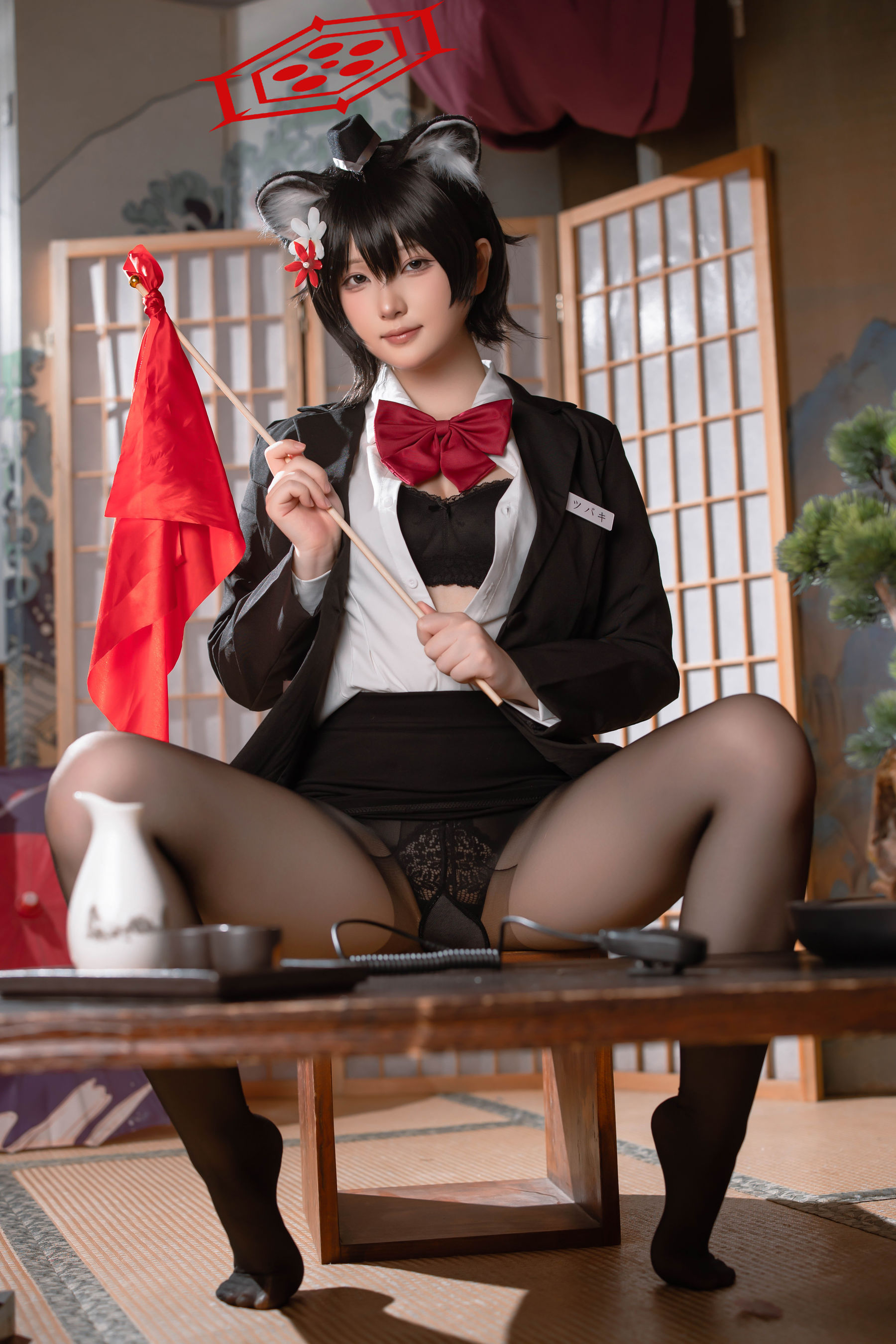 屿鱼 - 蔚蓝档案 春日椿 导游/(45P)