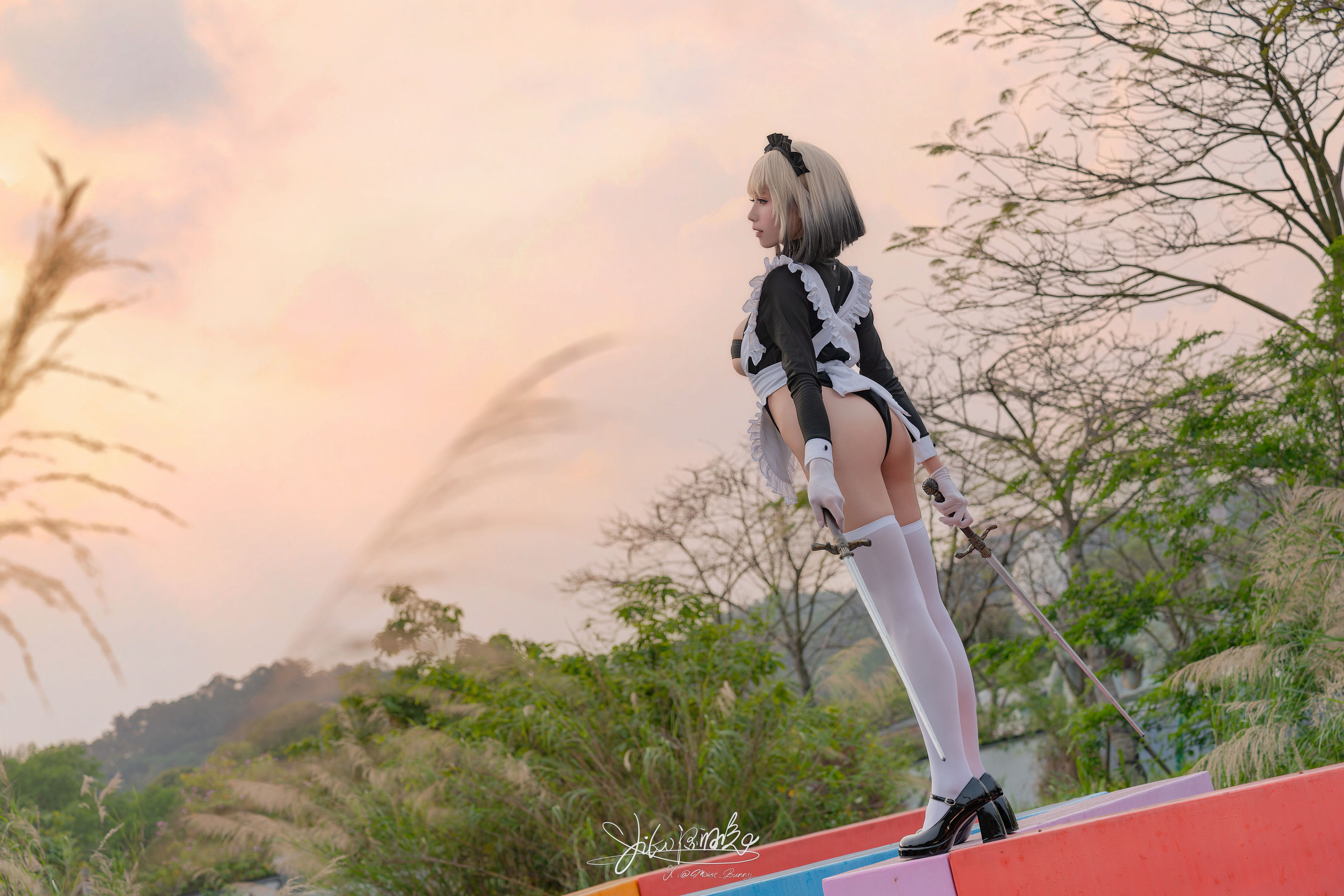 咬一口兔娘 - 战斗女仆/(76P)