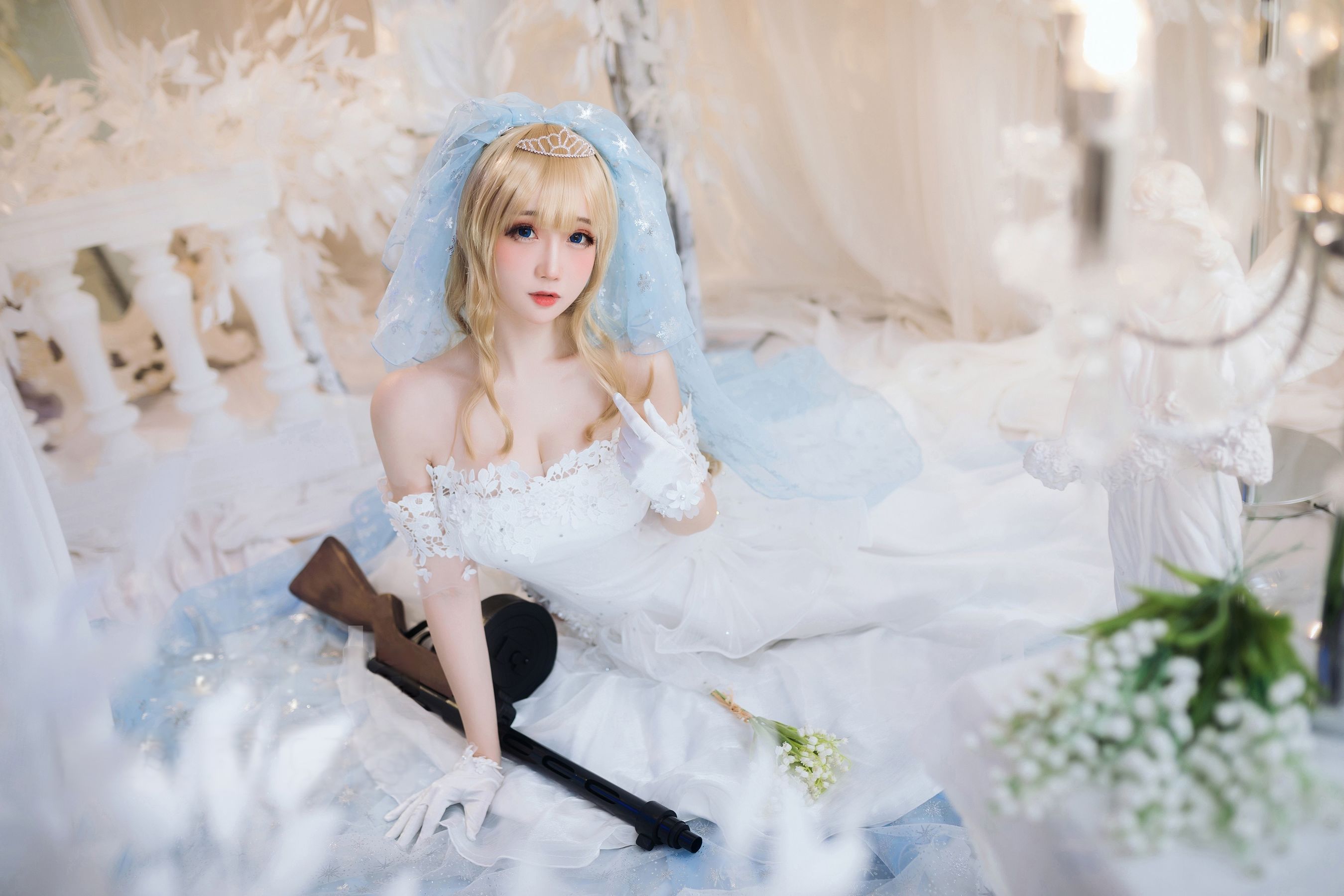 焖焖碳 - 少女前线 索米 婚纱/(42P)