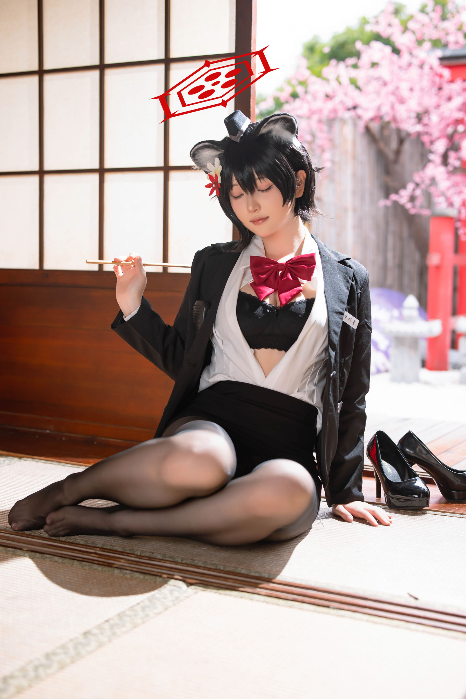 屿鱼 - 蔚蓝档案 春日椿 导游/(45P)