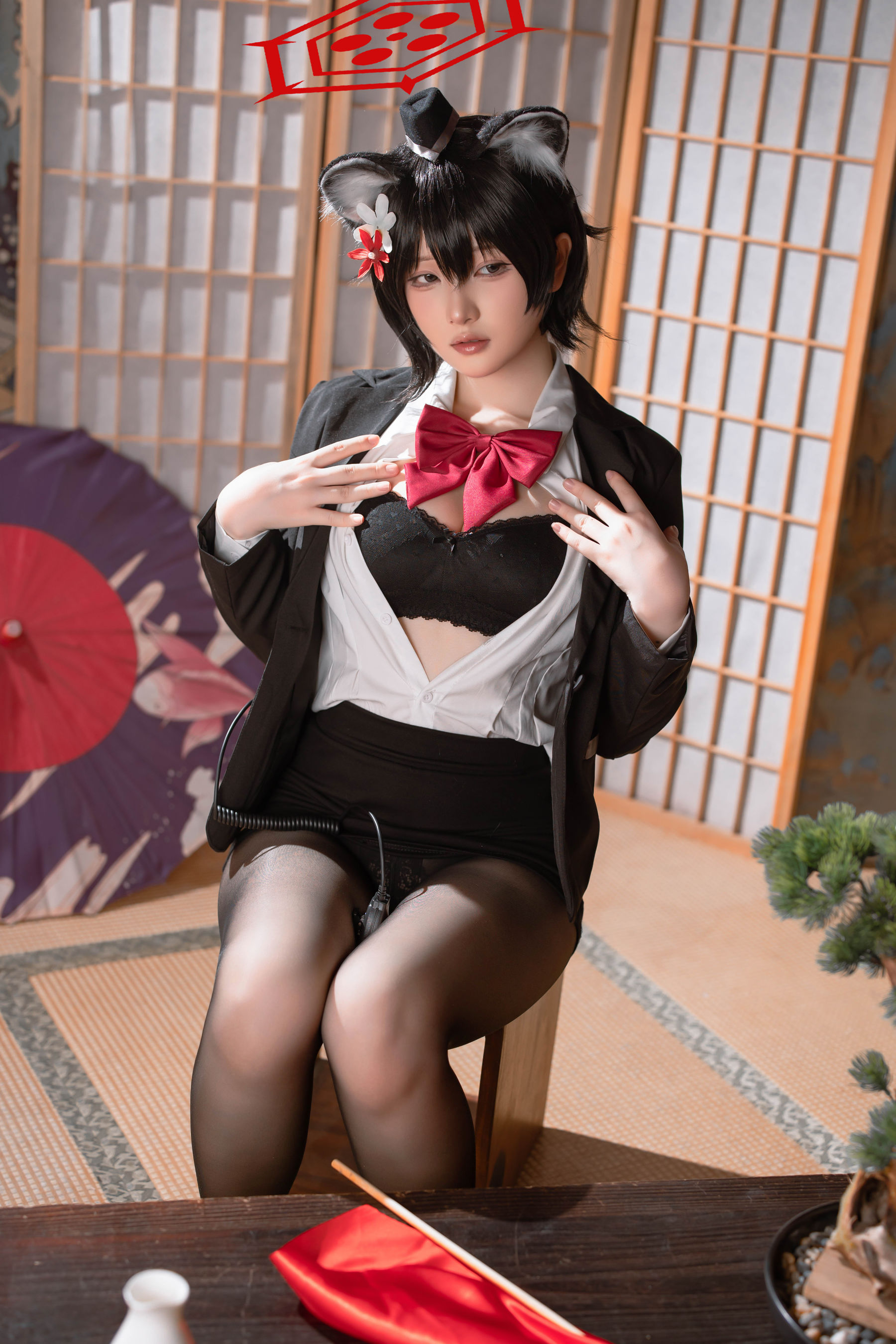 屿鱼 - 蔚蓝档案 春日椿 导游/(45P)