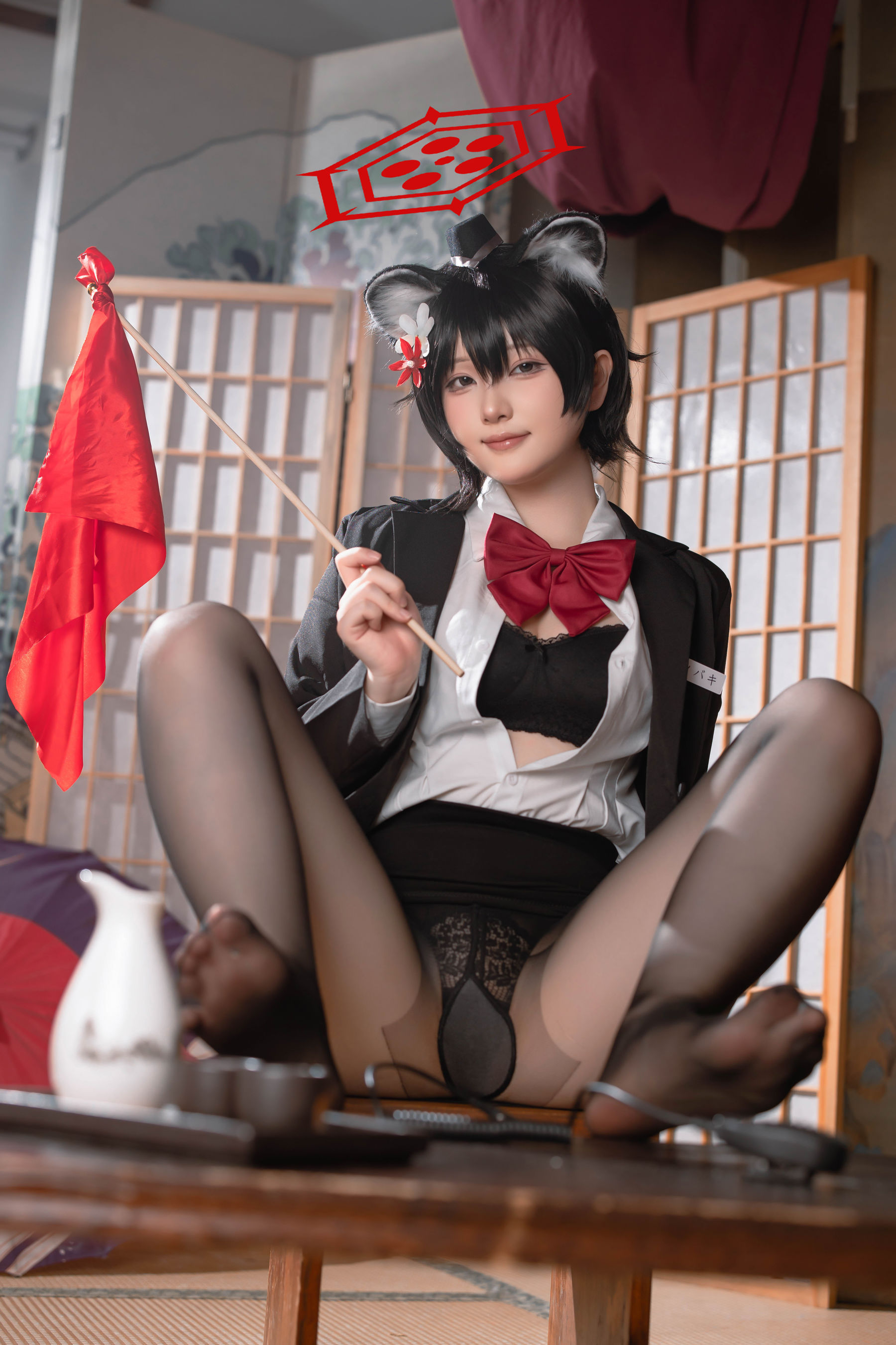 屿鱼 - 蔚蓝档案 春日椿 导游/(45P)