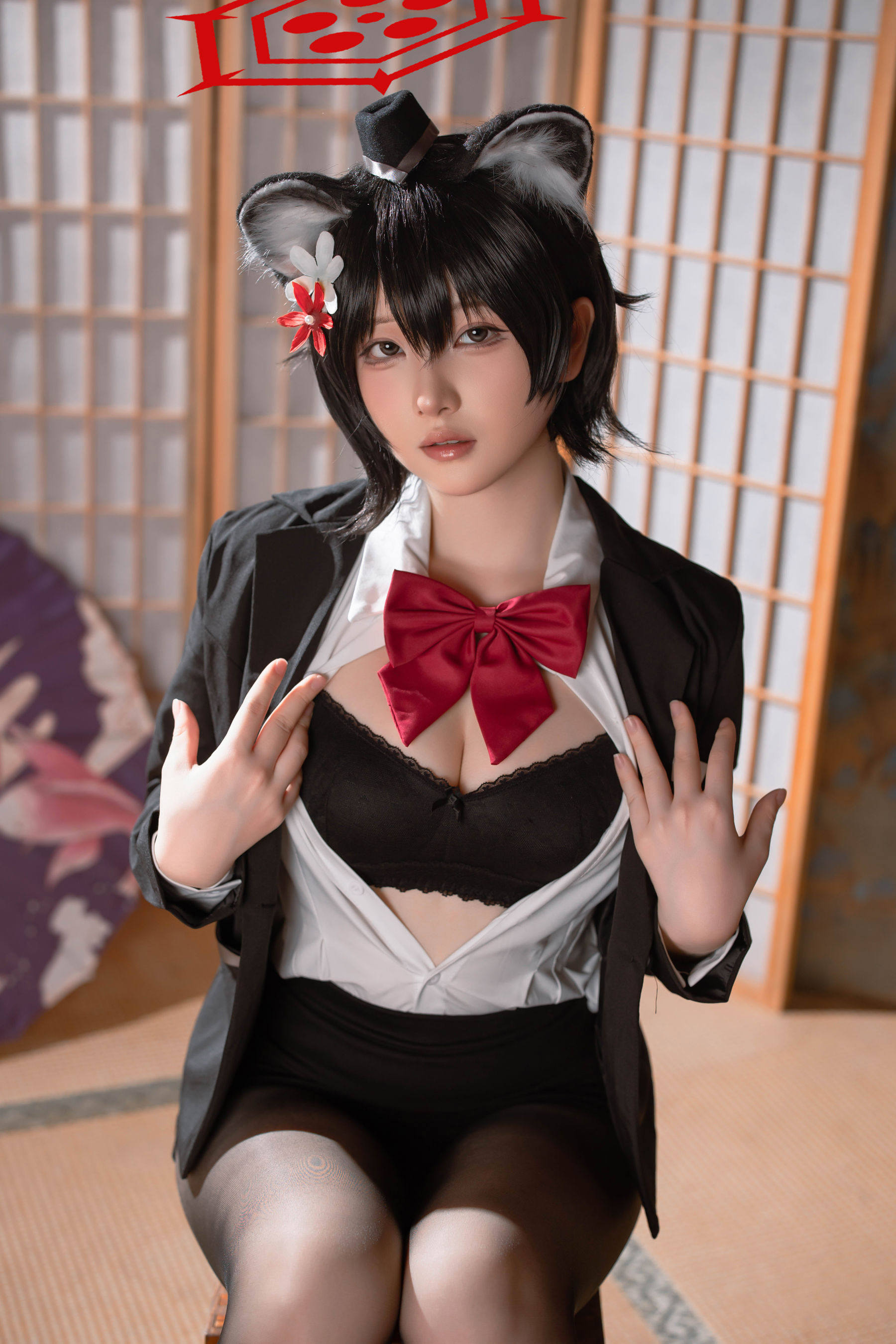 屿鱼 - 蔚蓝档案 春日椿 导游/(45P)