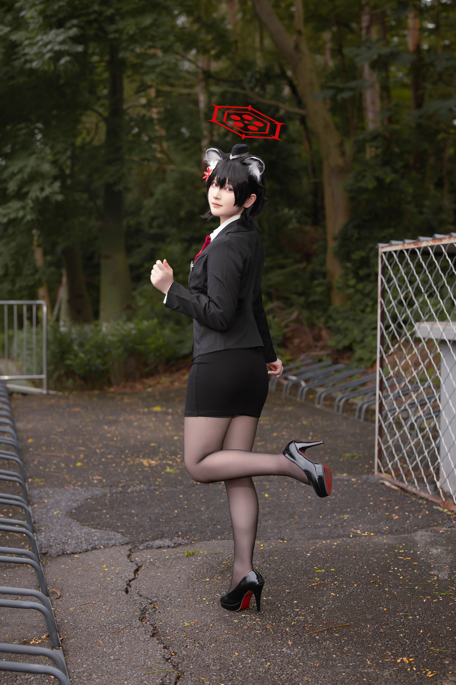 屿鱼 - 蔚蓝档案 春日椿 导游/(45P)