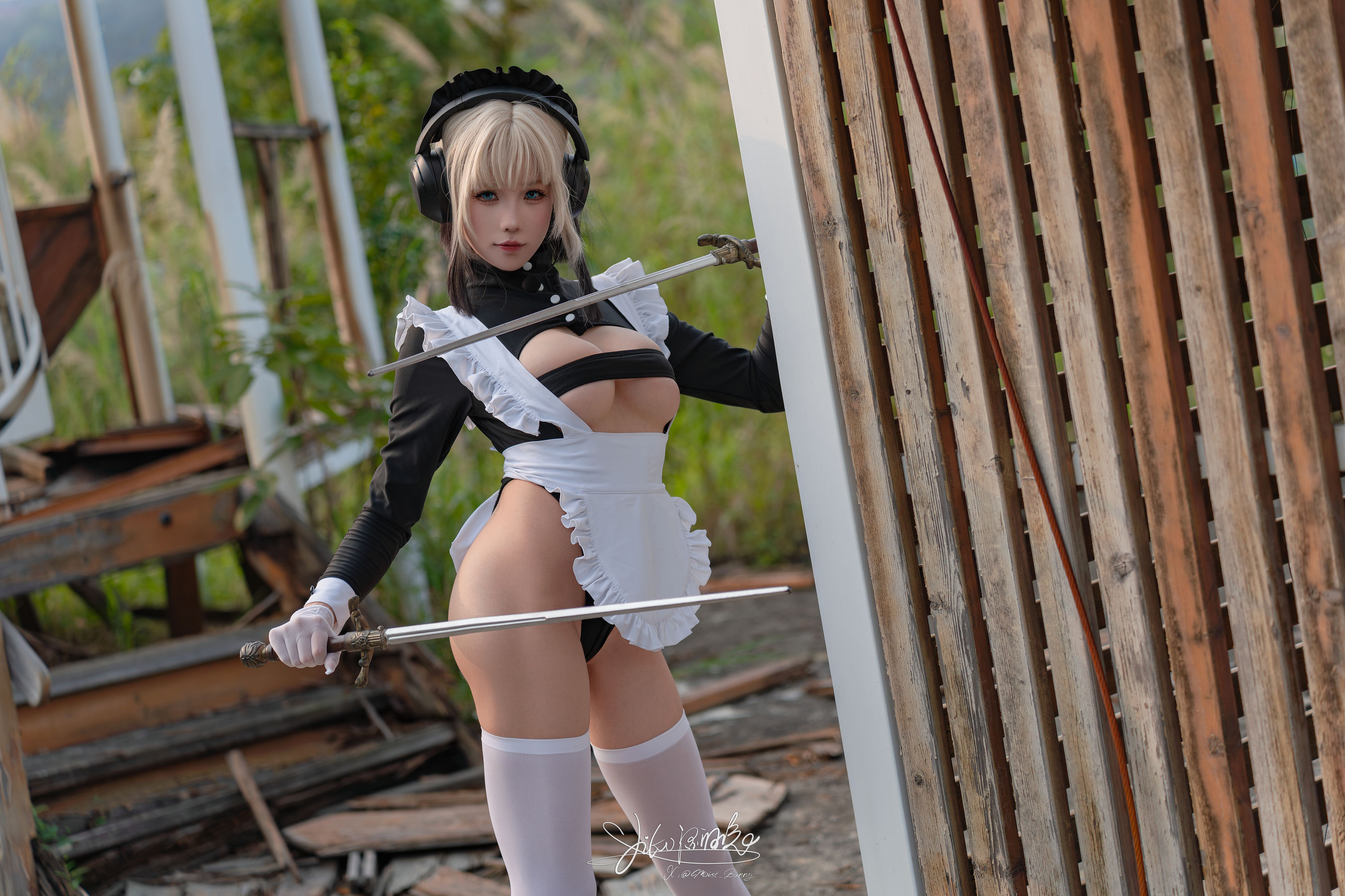 咬一口兔娘 - 战斗女仆/(76P)