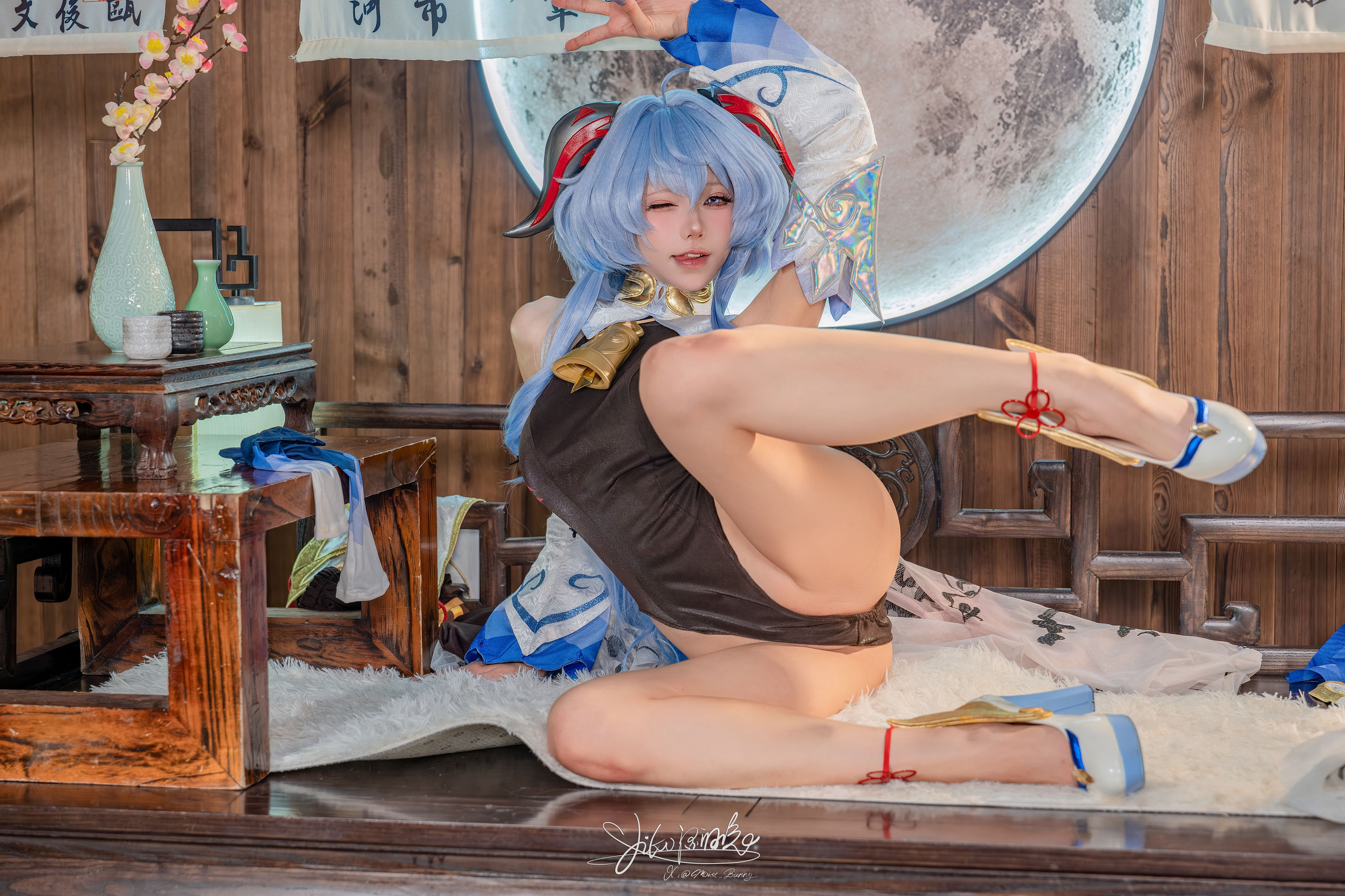 咬一口兔娘 - 循循守月 甘雨/(75P)