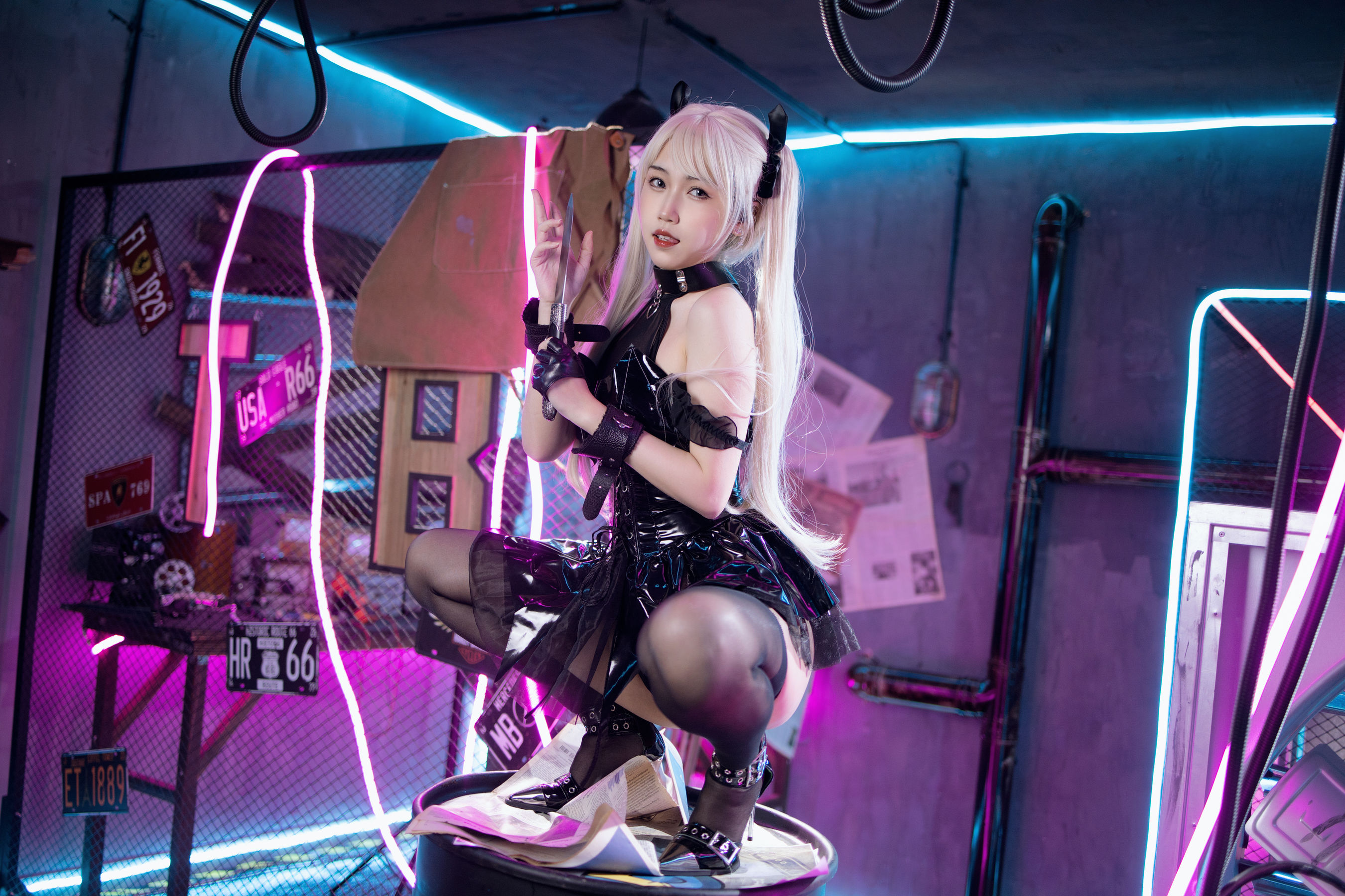 微博人气Coser不呆猫 - 小恶魔/(73P)