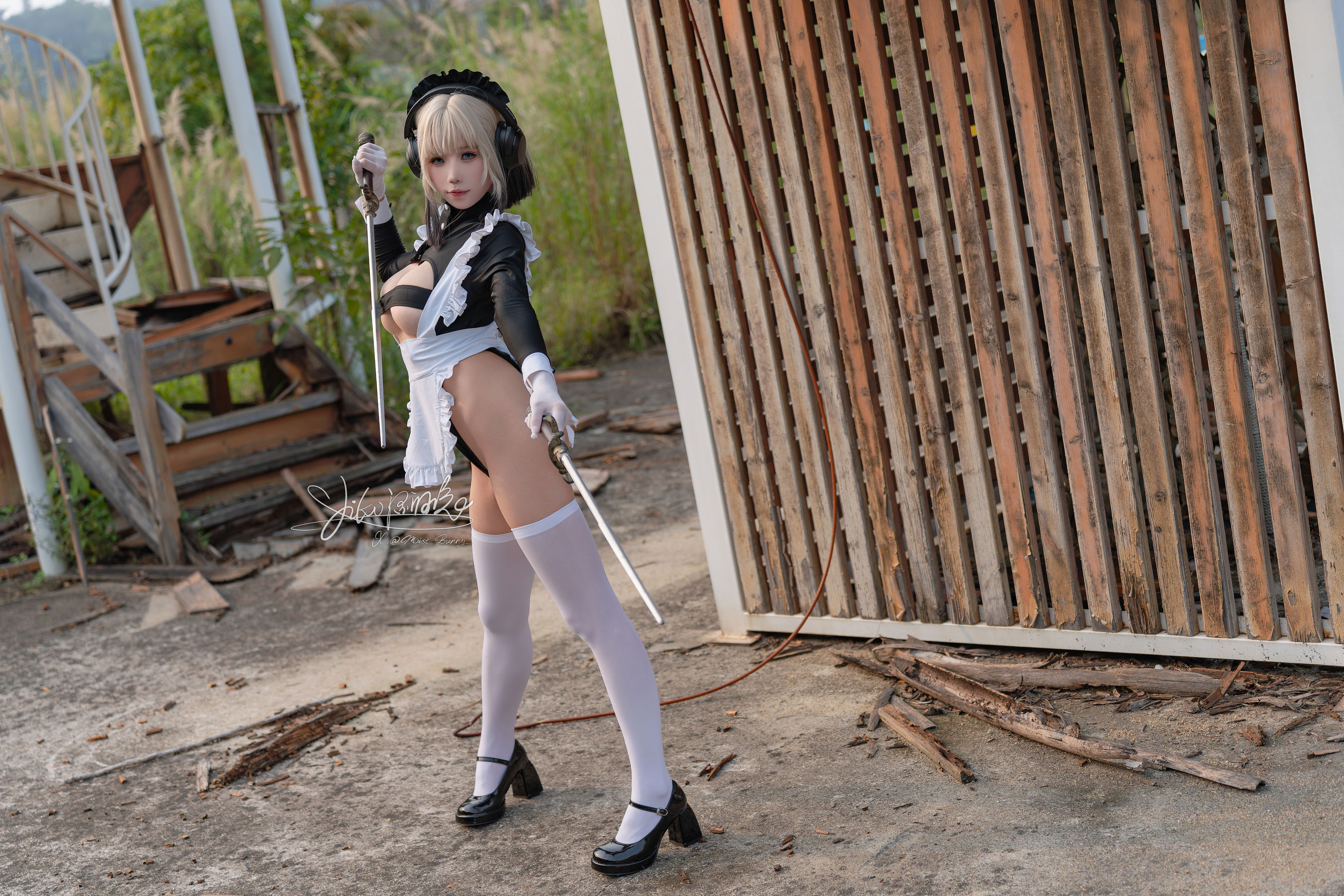 咬一口兔娘 - 战斗女仆/(76P)