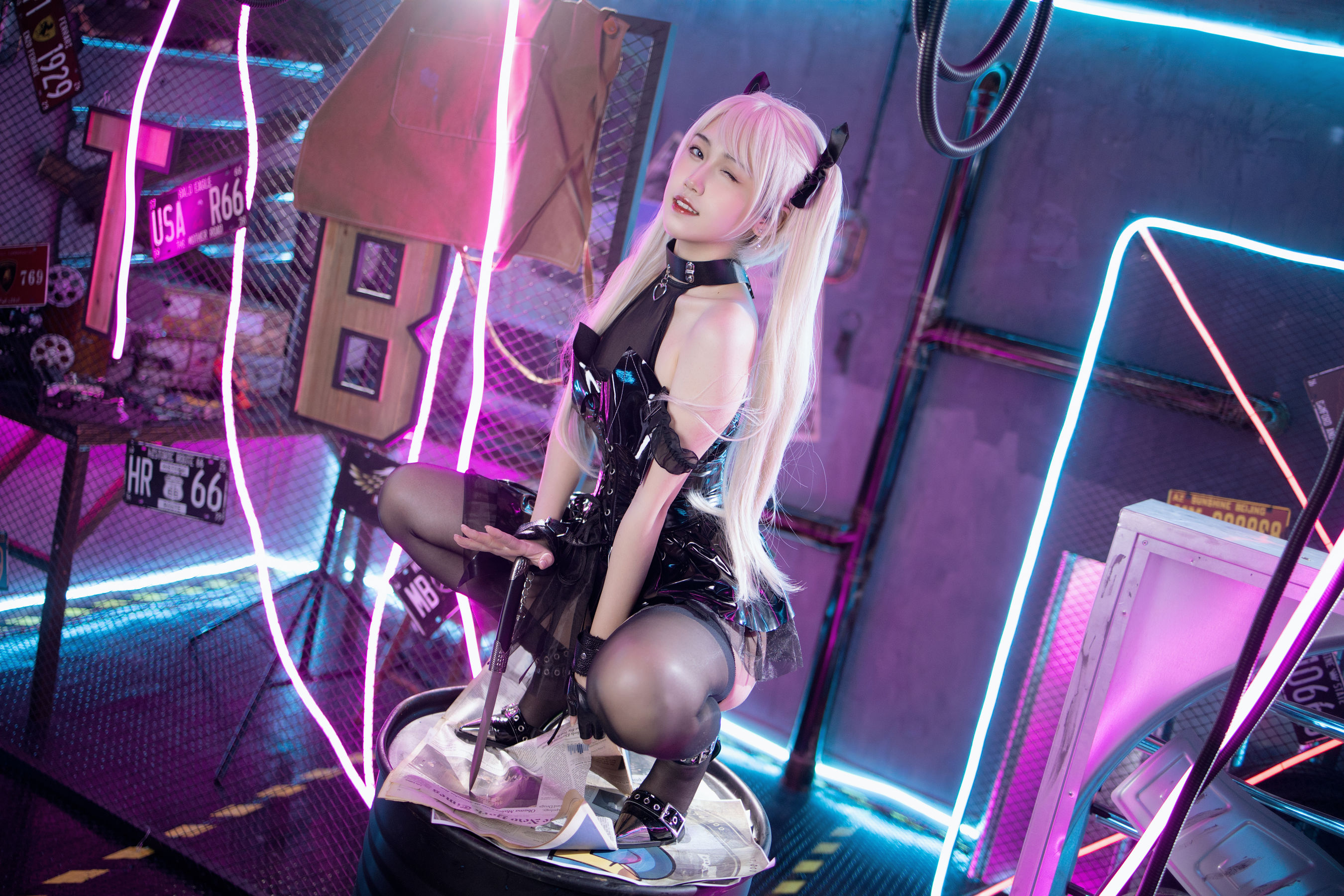 微博人气Coser不呆猫 - 小恶魔/(73P)