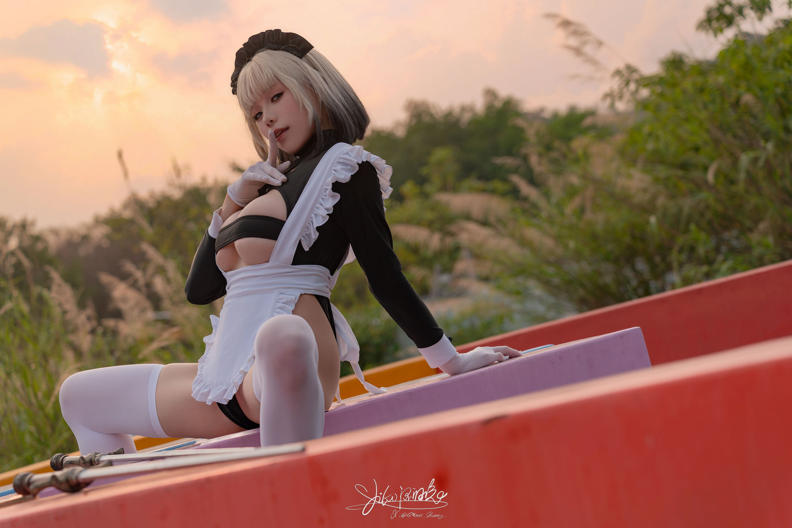 咬一口兔娘 - 战斗女仆/(76P)