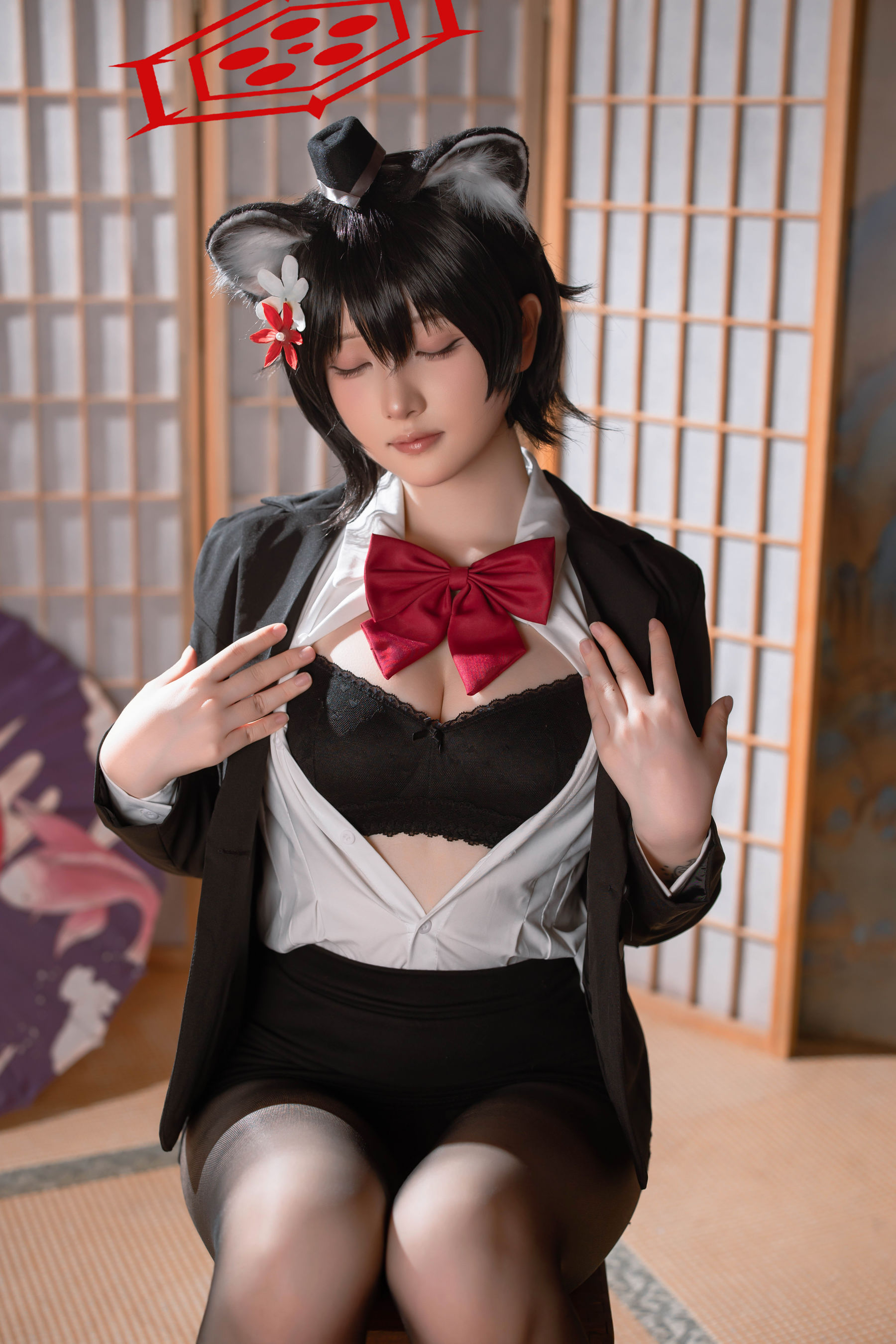 屿鱼 - 蔚蓝档案 春日椿 导游/(45P)