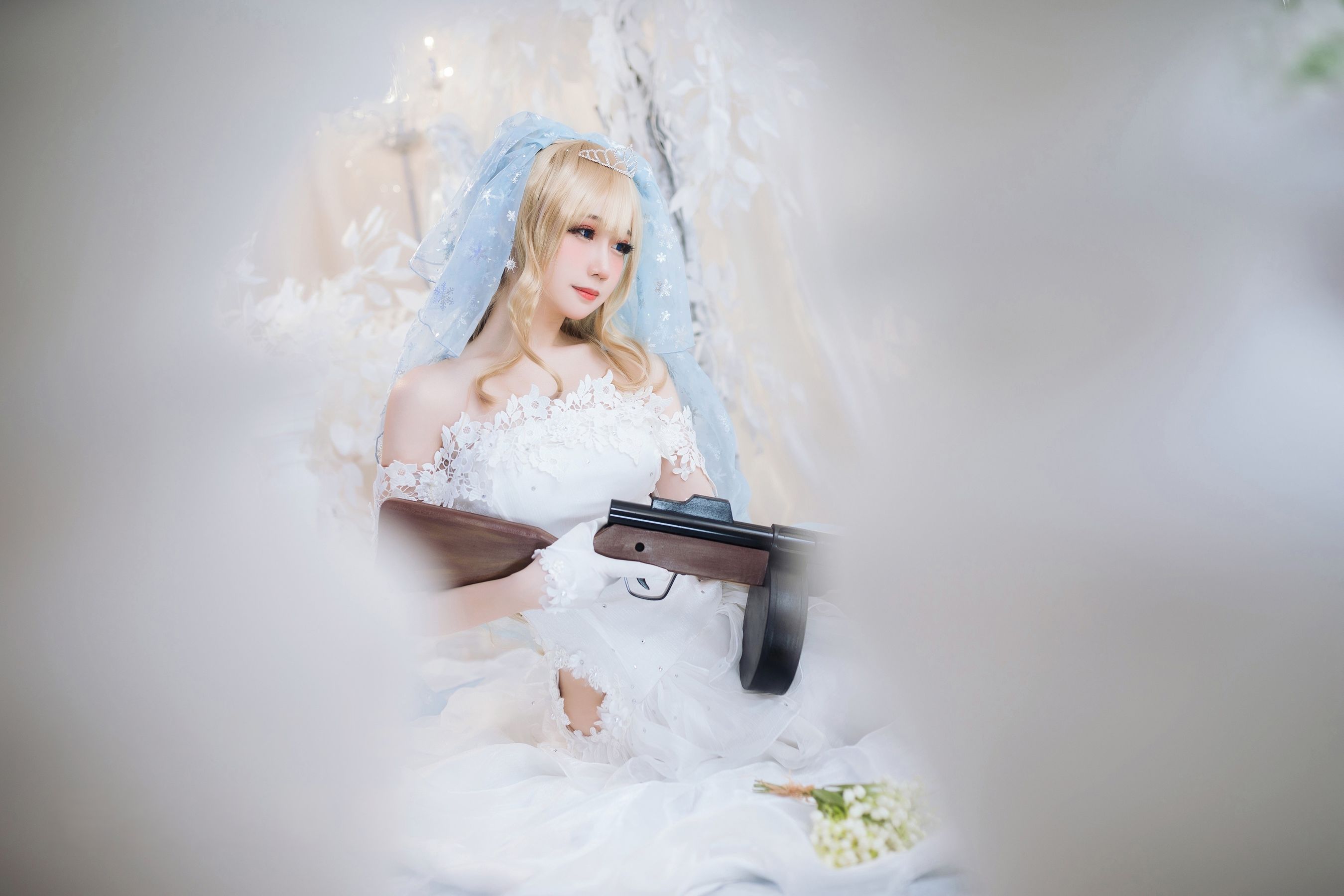 焖焖碳 - 少女前线 索米 婚纱/(42P)