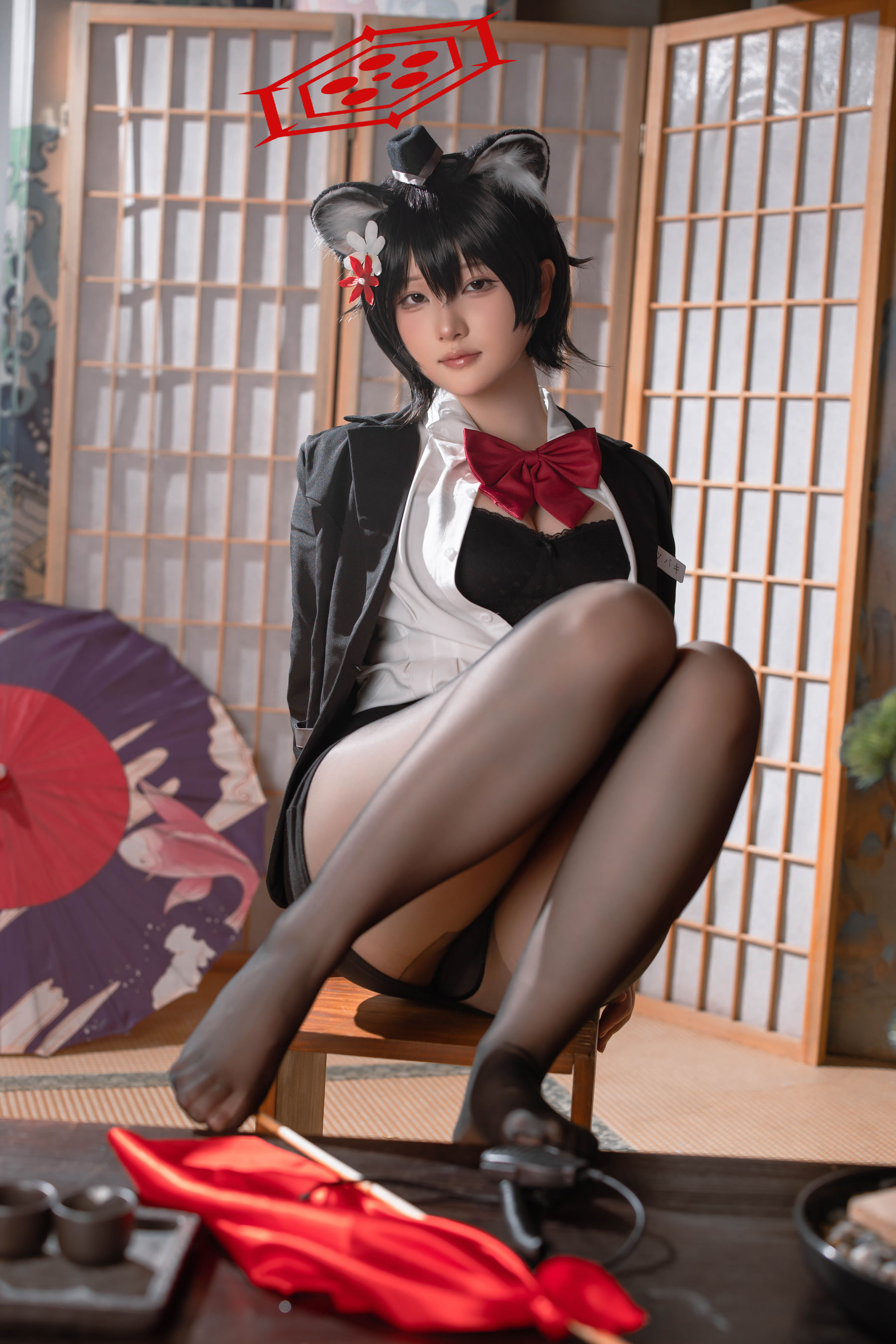 屿鱼 - 蔚蓝档案 春日椿 导游/(45P)