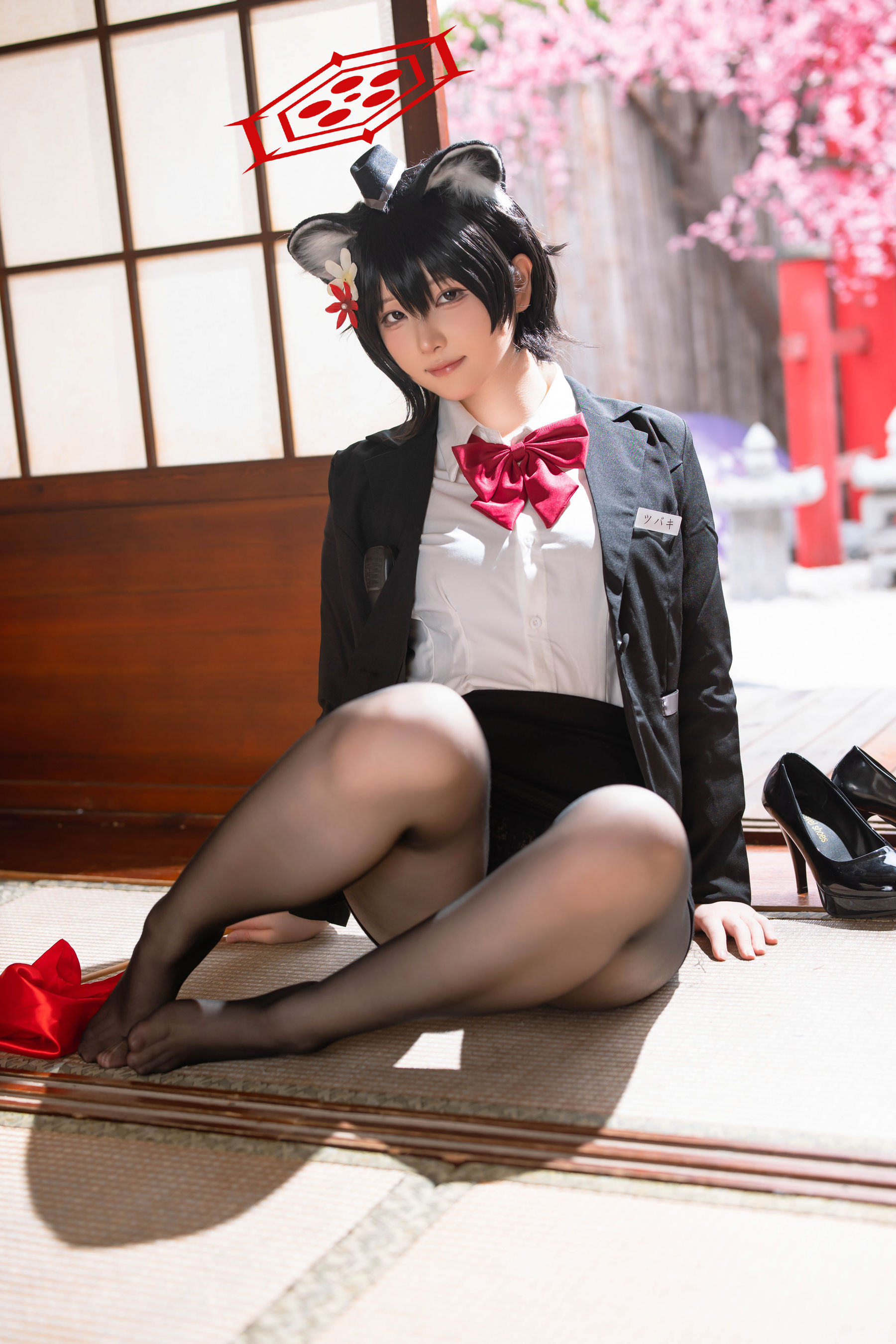 屿鱼 - 蔚蓝档案 春日椿 导游/(45P)