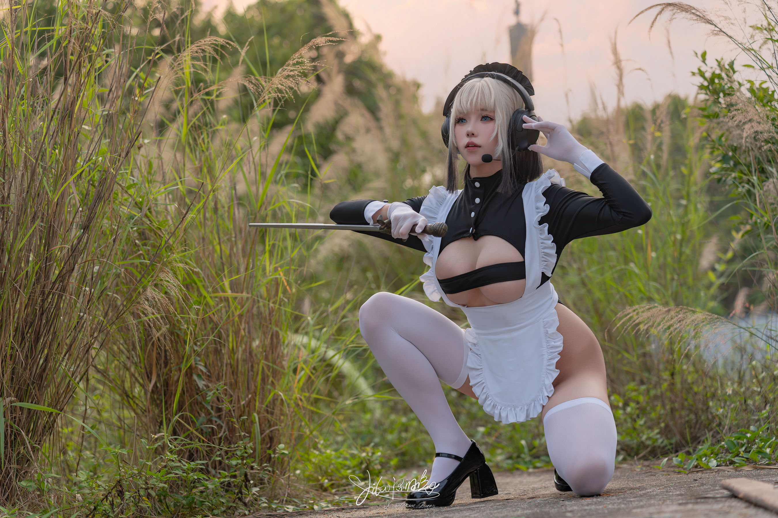 咬一口兔娘 - 战斗女仆/(76P)