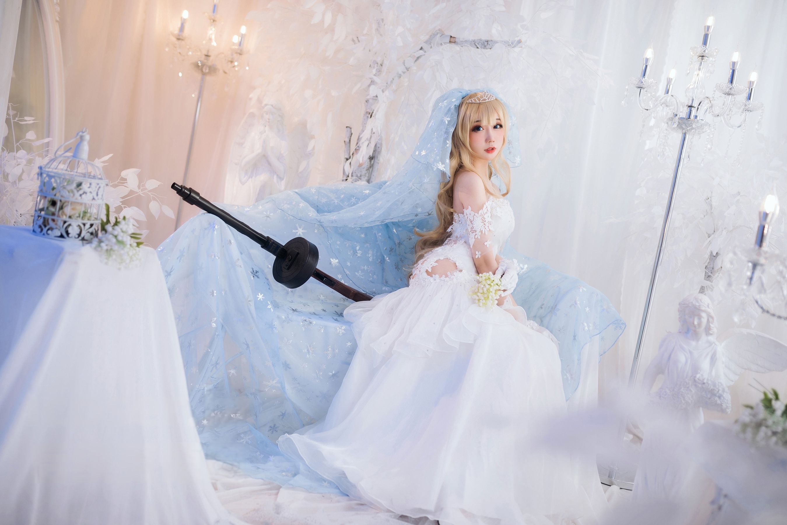 焖焖碳 - 少女前线 索米 婚纱/(42P)