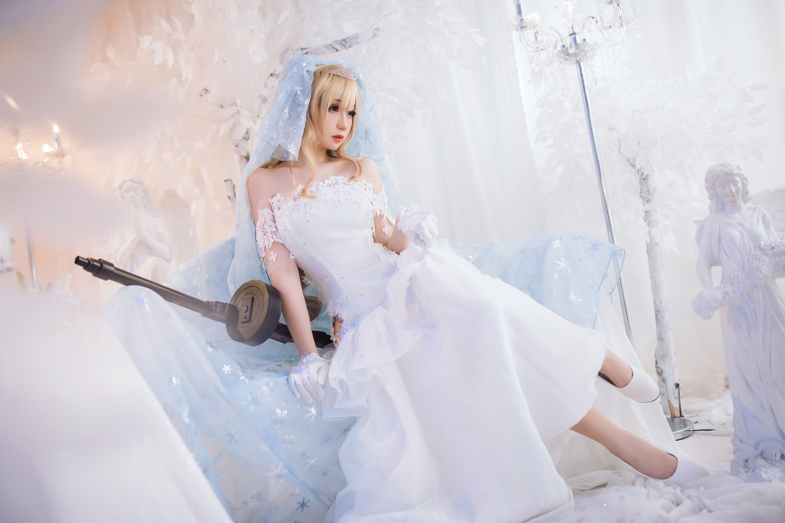 焖焖碳 - 少女前线 索米 婚纱/(42P)