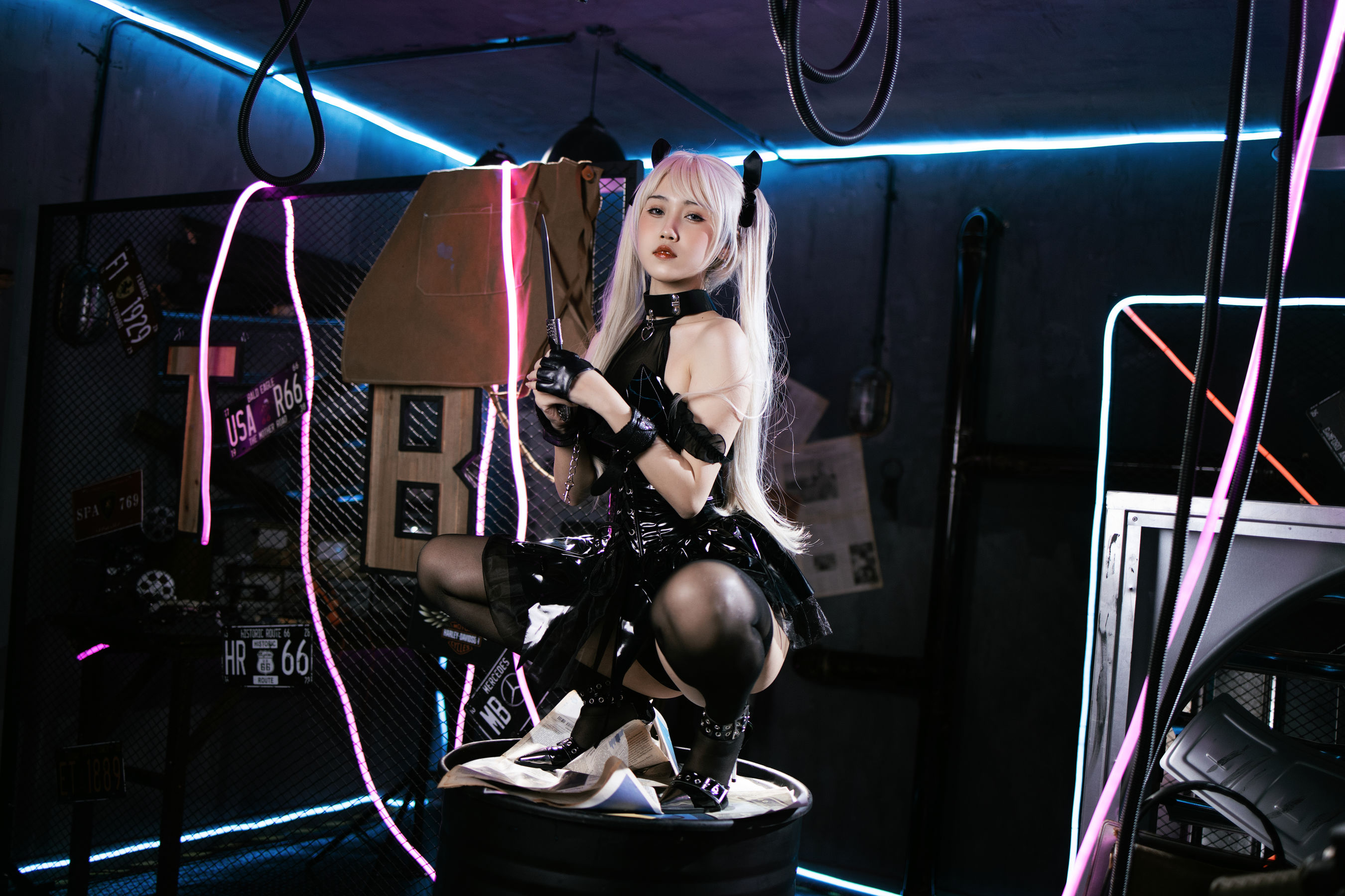 微博人气Coser不呆猫 - 小恶魔/(73P)