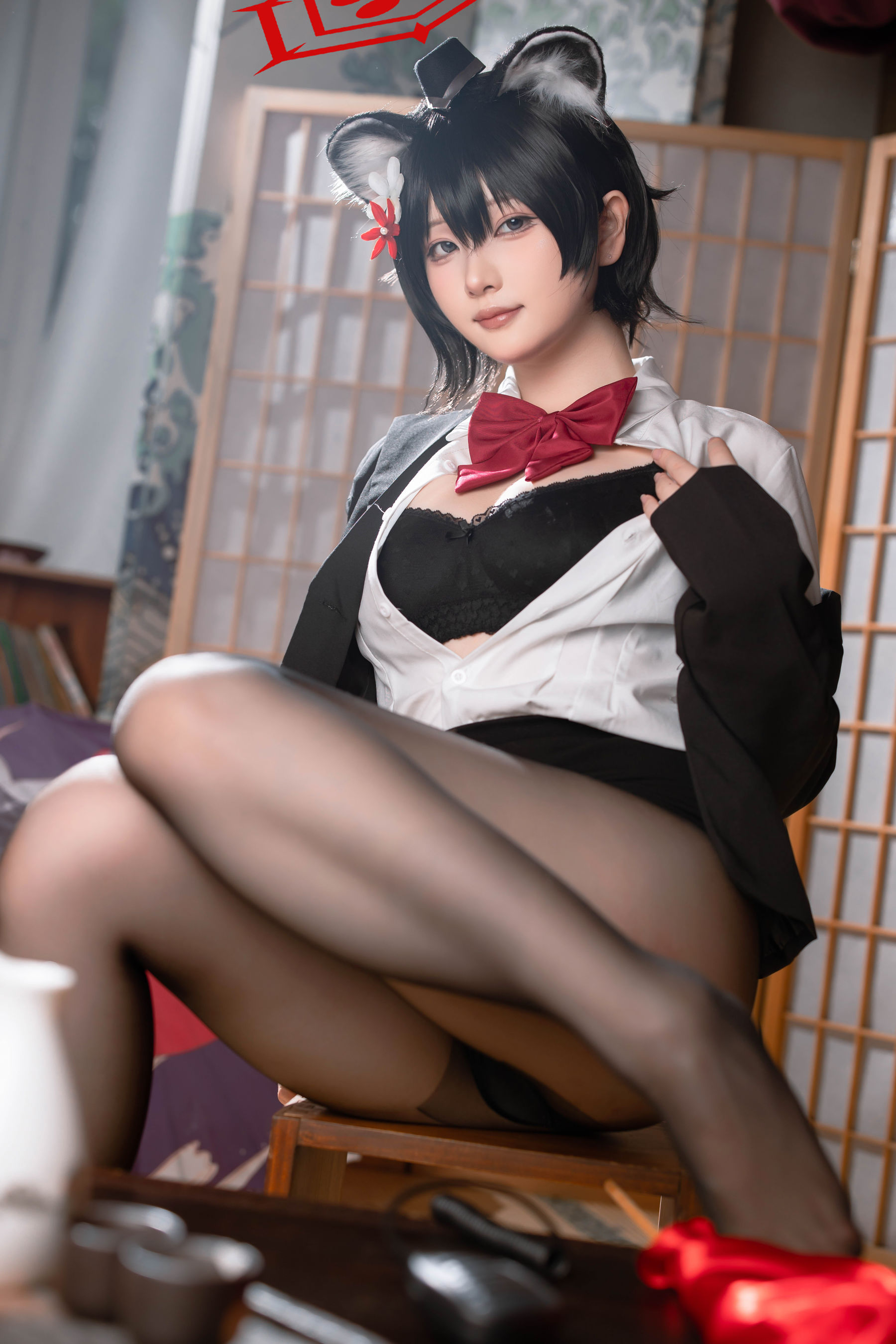 屿鱼 - 蔚蓝档案 春日椿 导游/(45P)