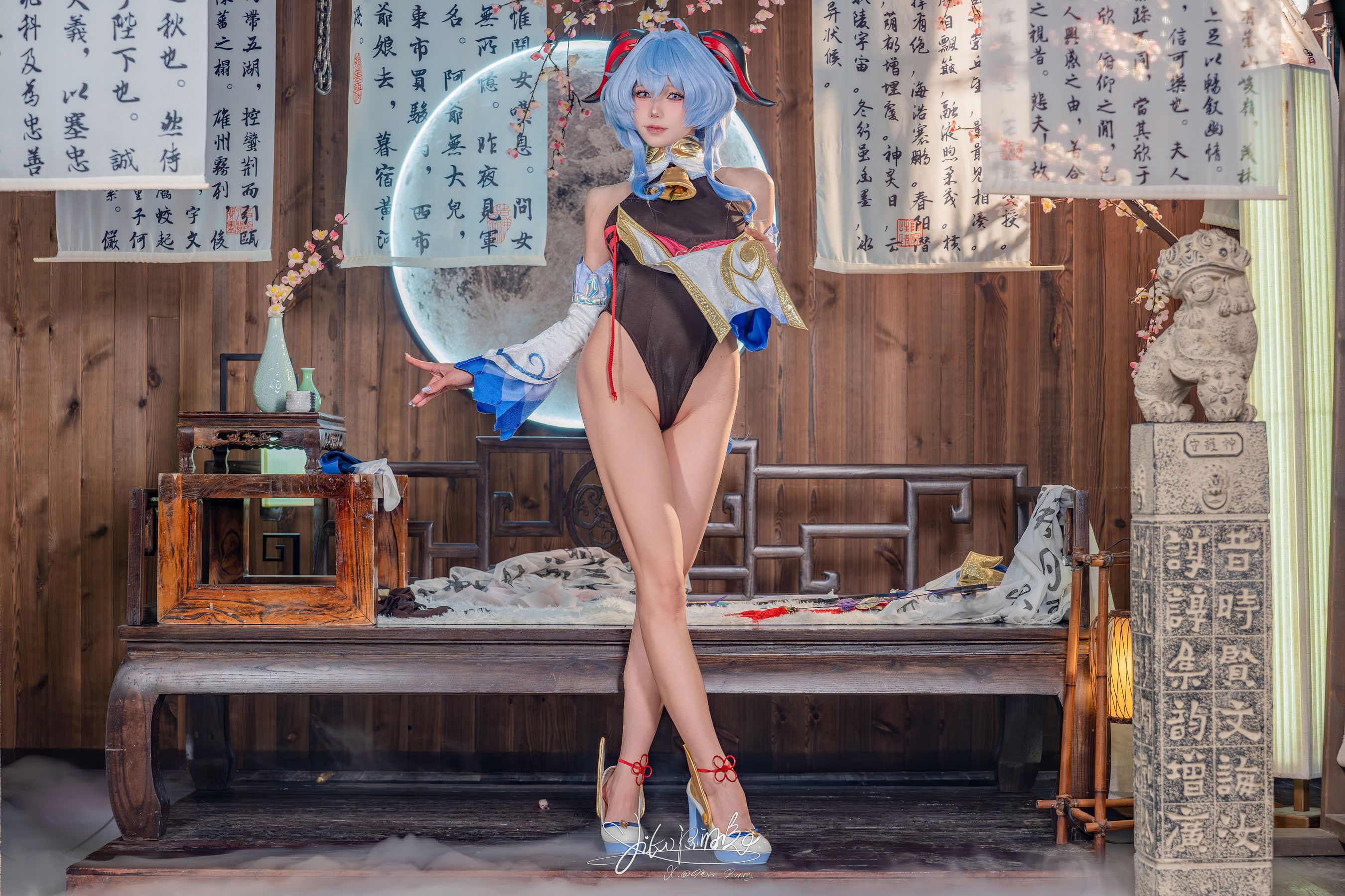 咬一口兔娘 - 循循守月 甘雨/(75P)