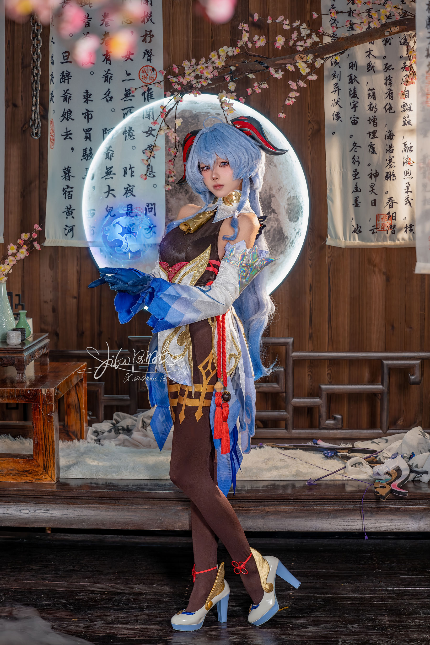 咬一口兔娘 - 循循守月 甘雨/(75P)