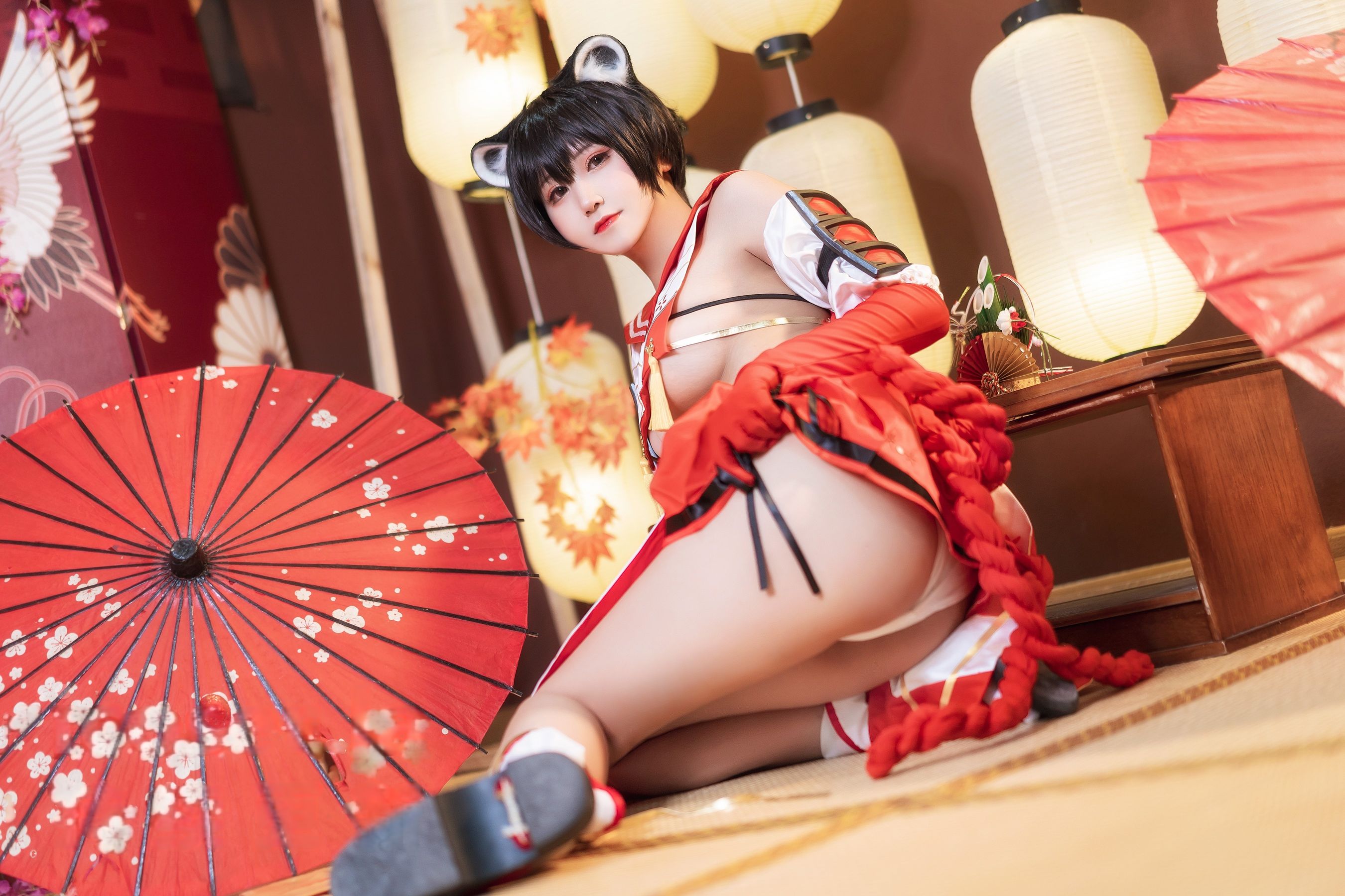 微博妹子三度_69 - 蔚蓝档案 春日椿/(40P)