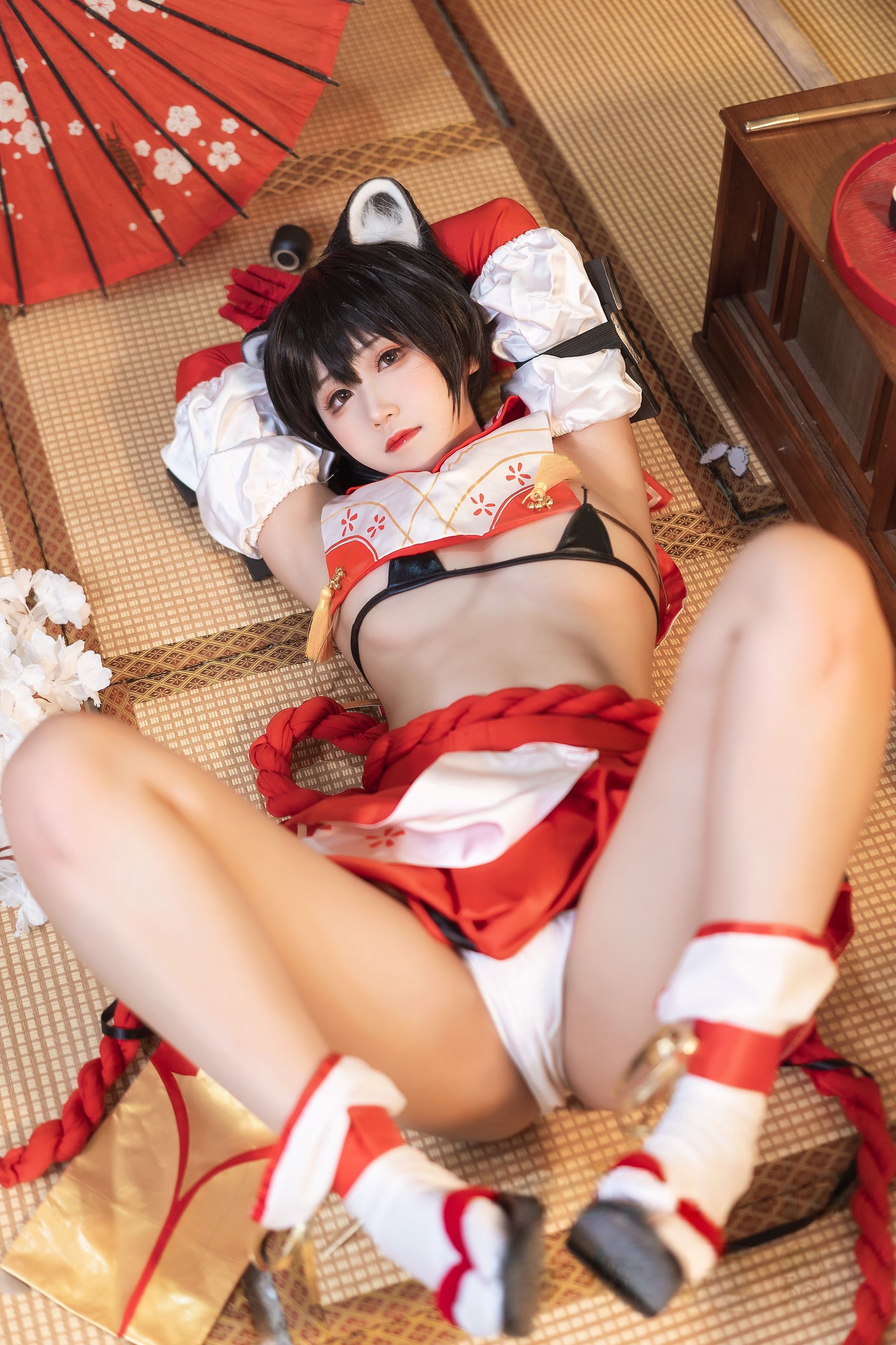 微博妹子三度_69 - 蔚蓝档案 春日椿/(40P)