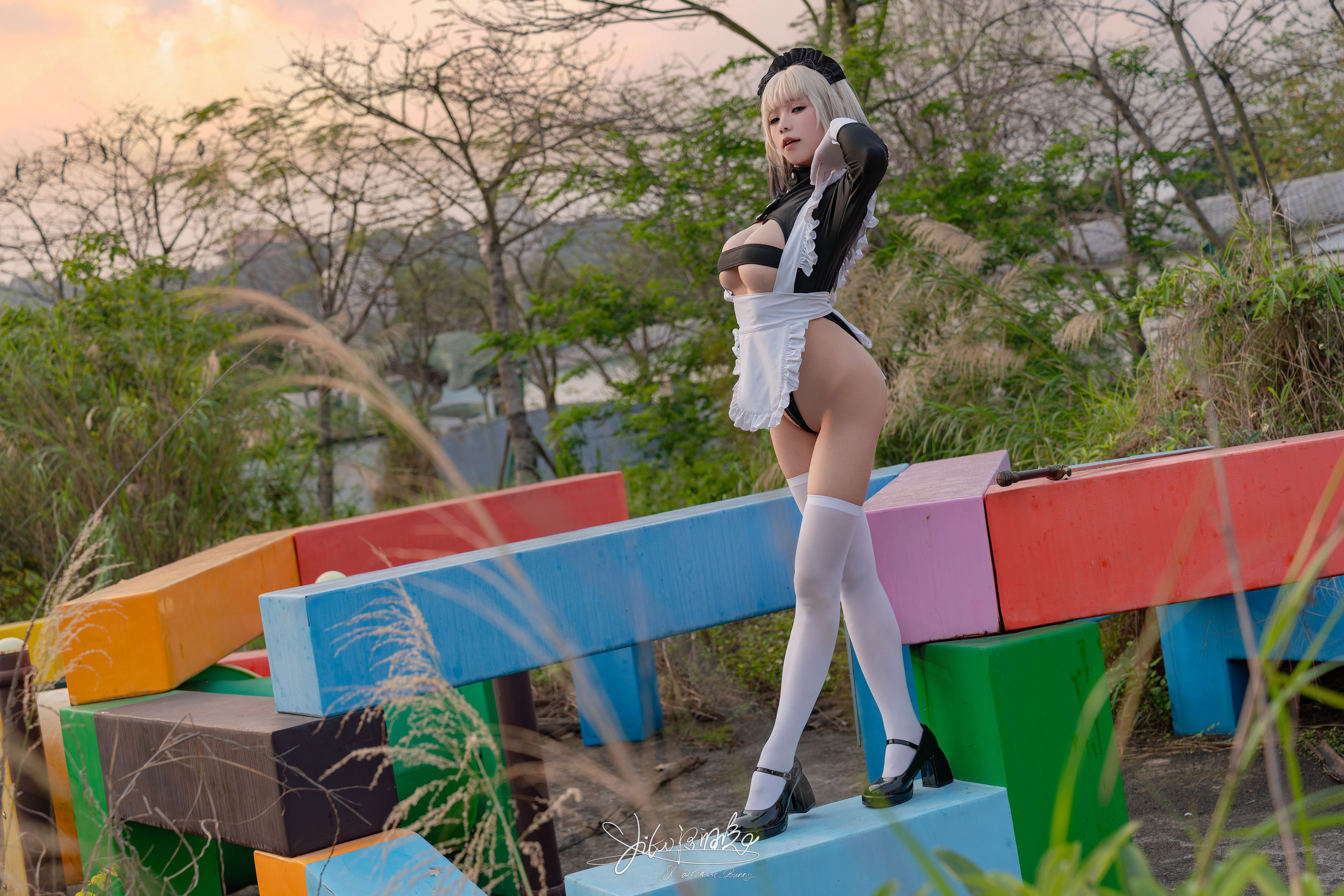 咬一口兔娘 - 战斗女仆/(76P)