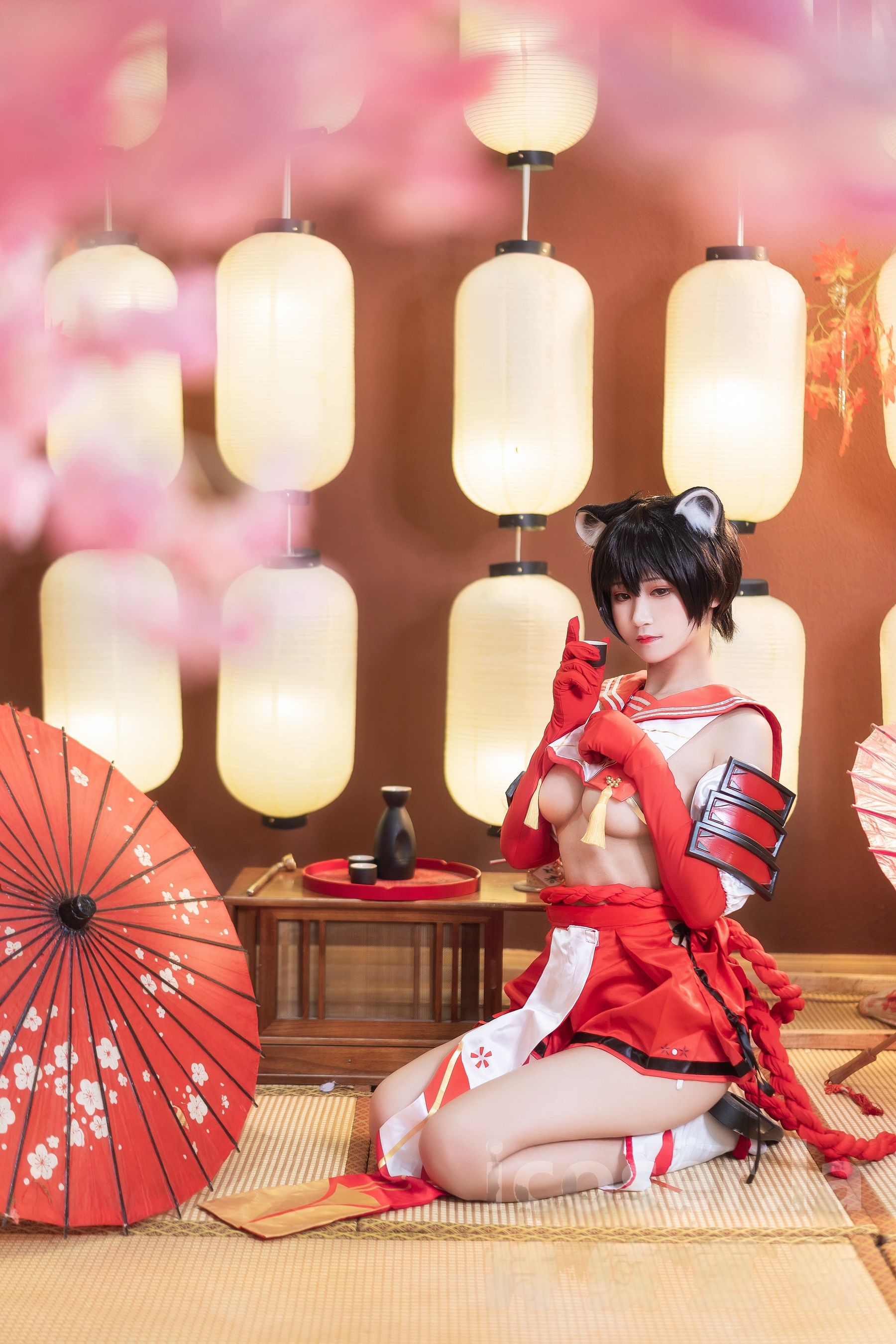 微博妹子三度_69 - 蔚蓝档案 春日椿/(40P)